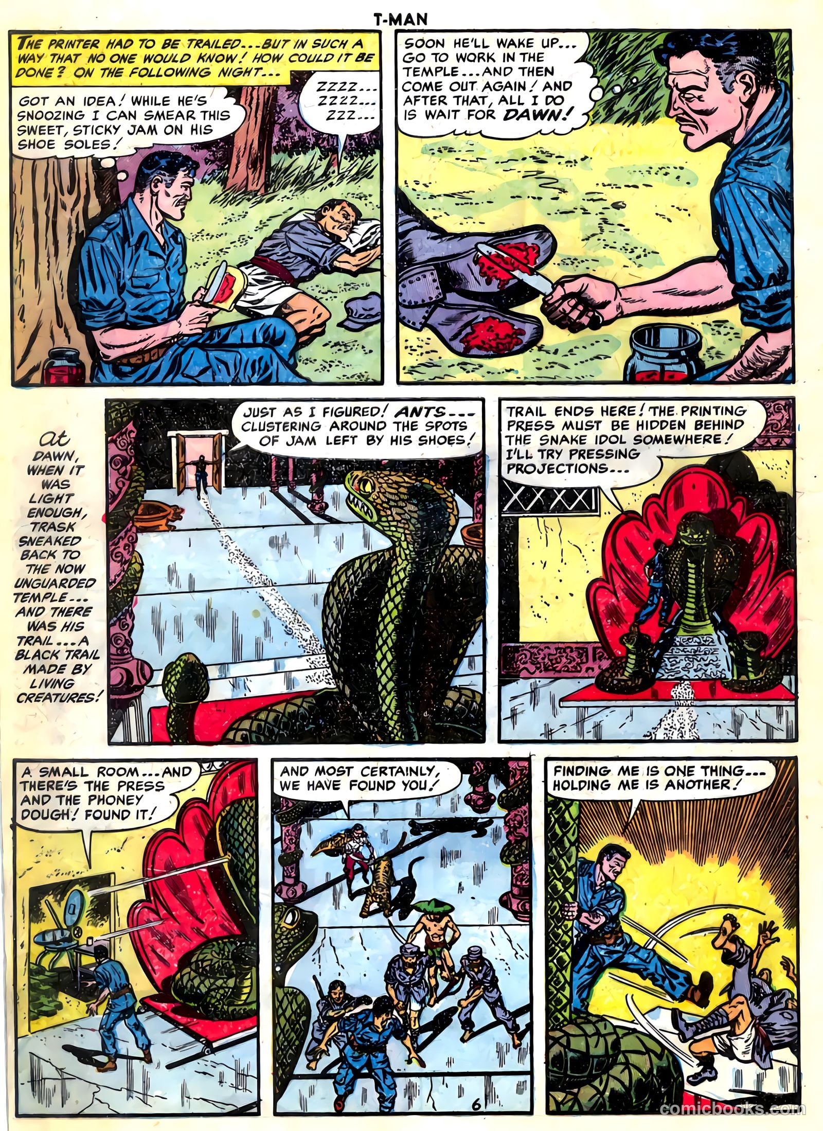 T-Man #16 (1954) — page 8 of 36