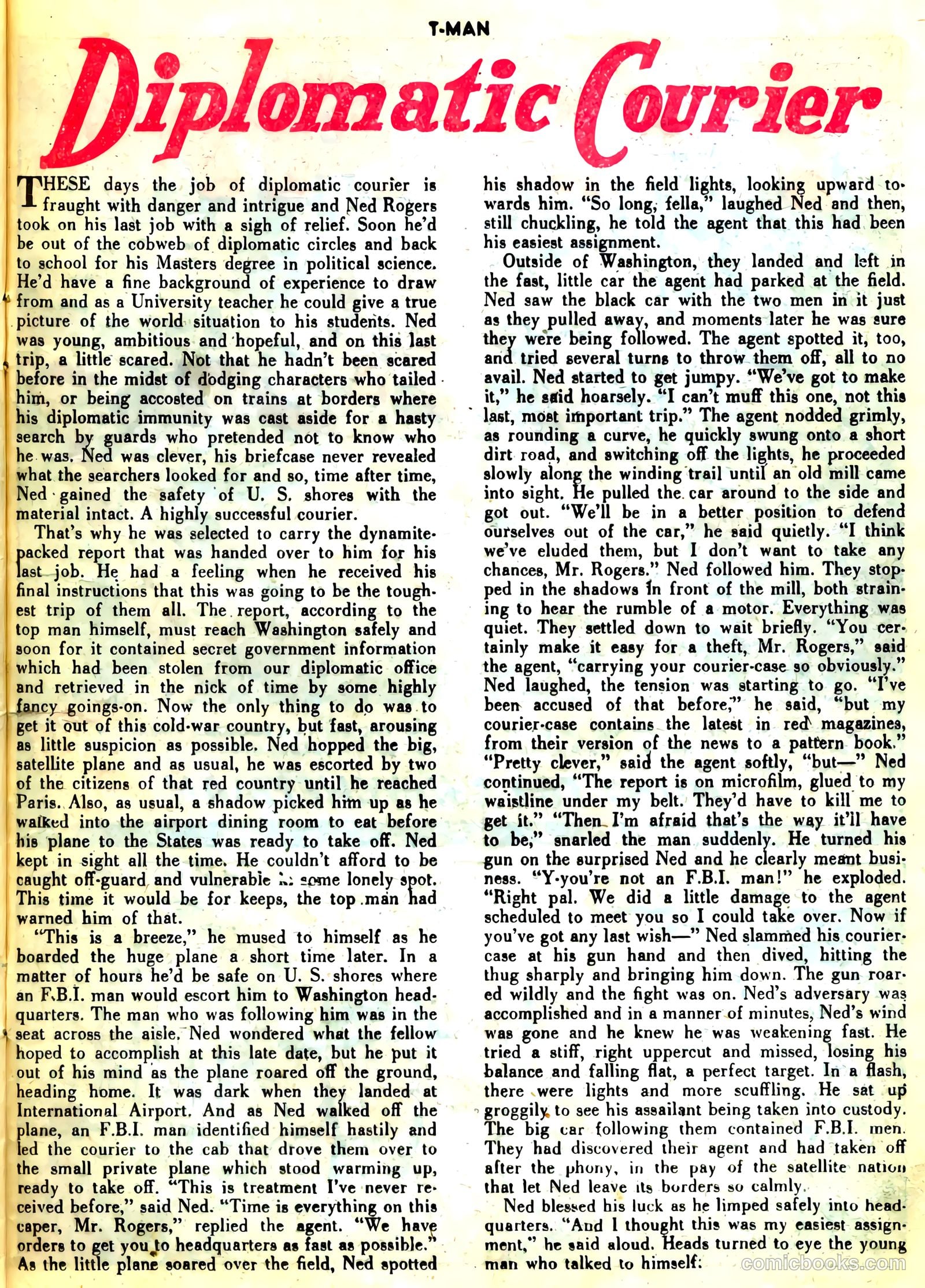 T-Man #16 (1954) — page 25 of 36