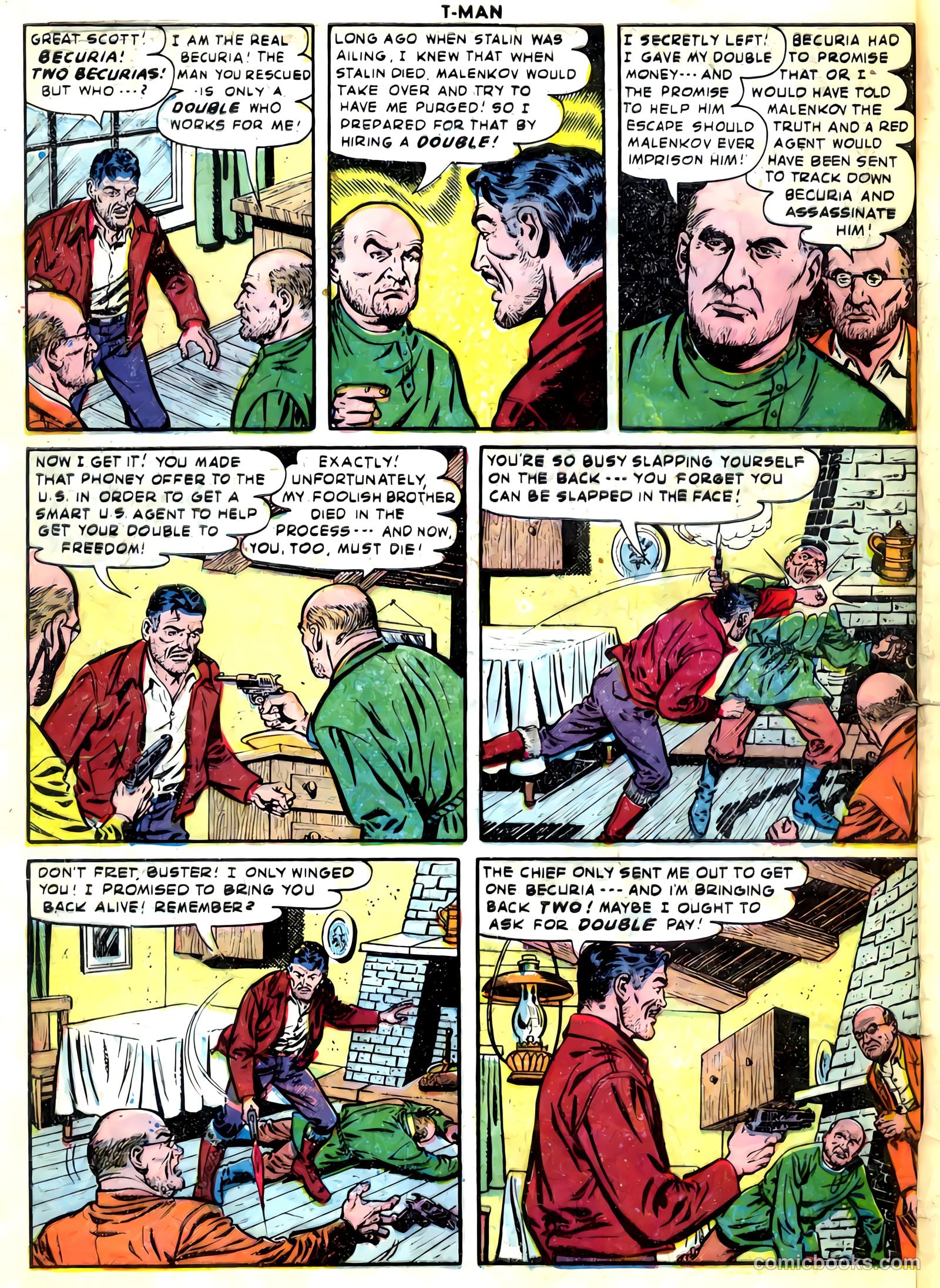 T-Man #16 (1954) — page 32 of 36