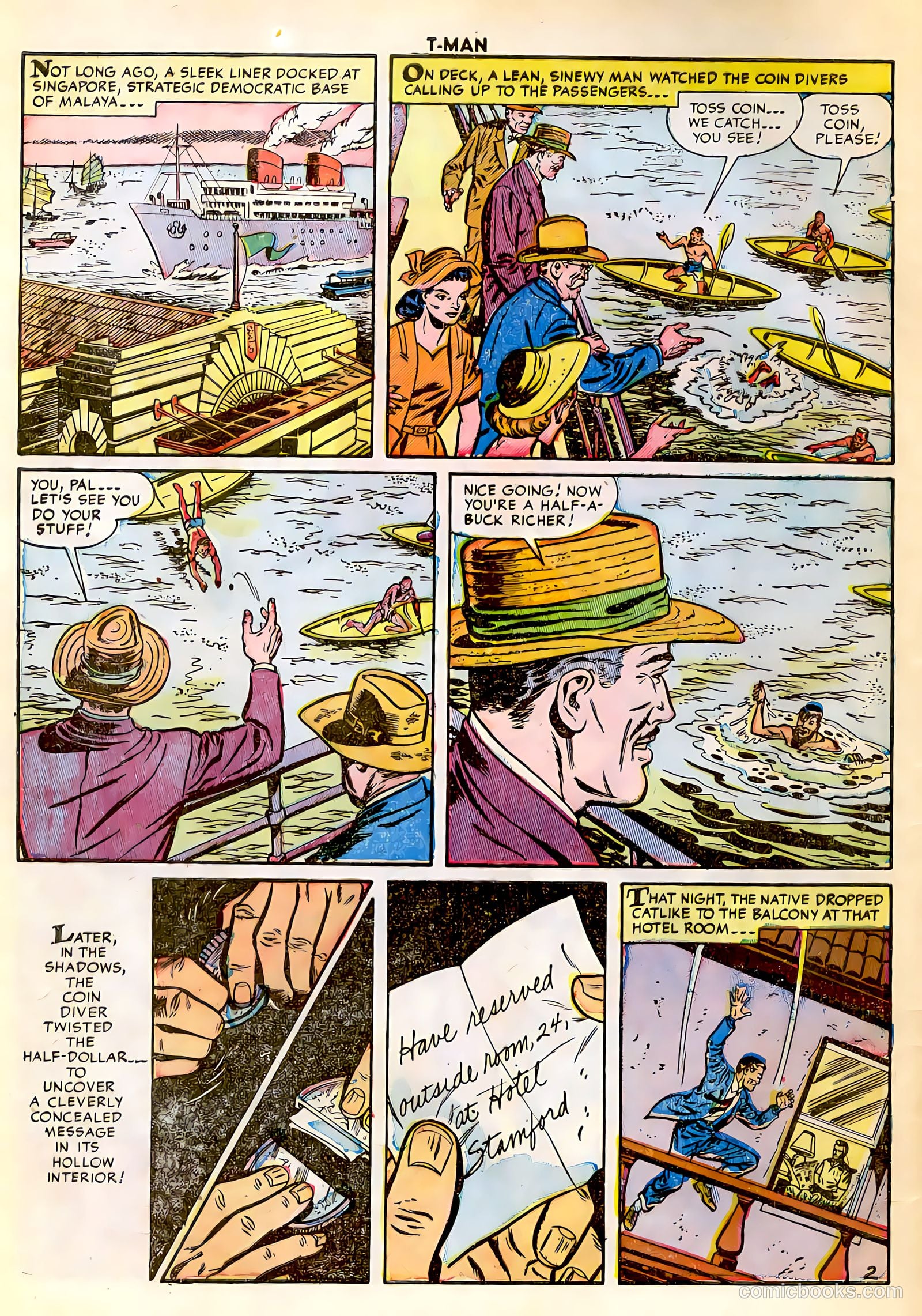 T-Man #17 (1954) — page 4 of 36