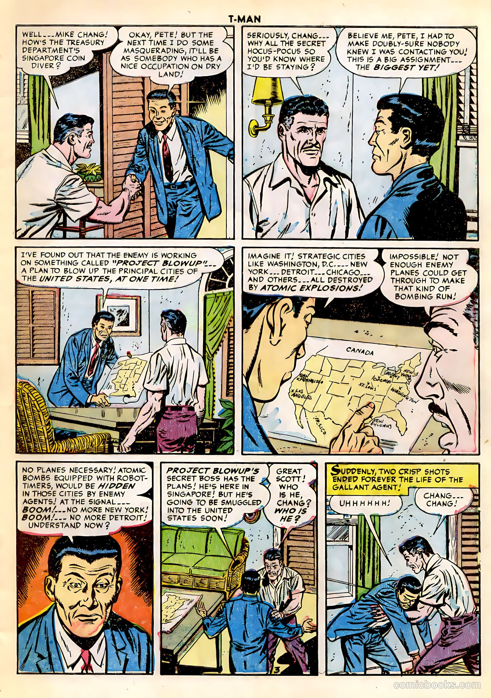 T-Man #17 (1954) — page 5 of 36