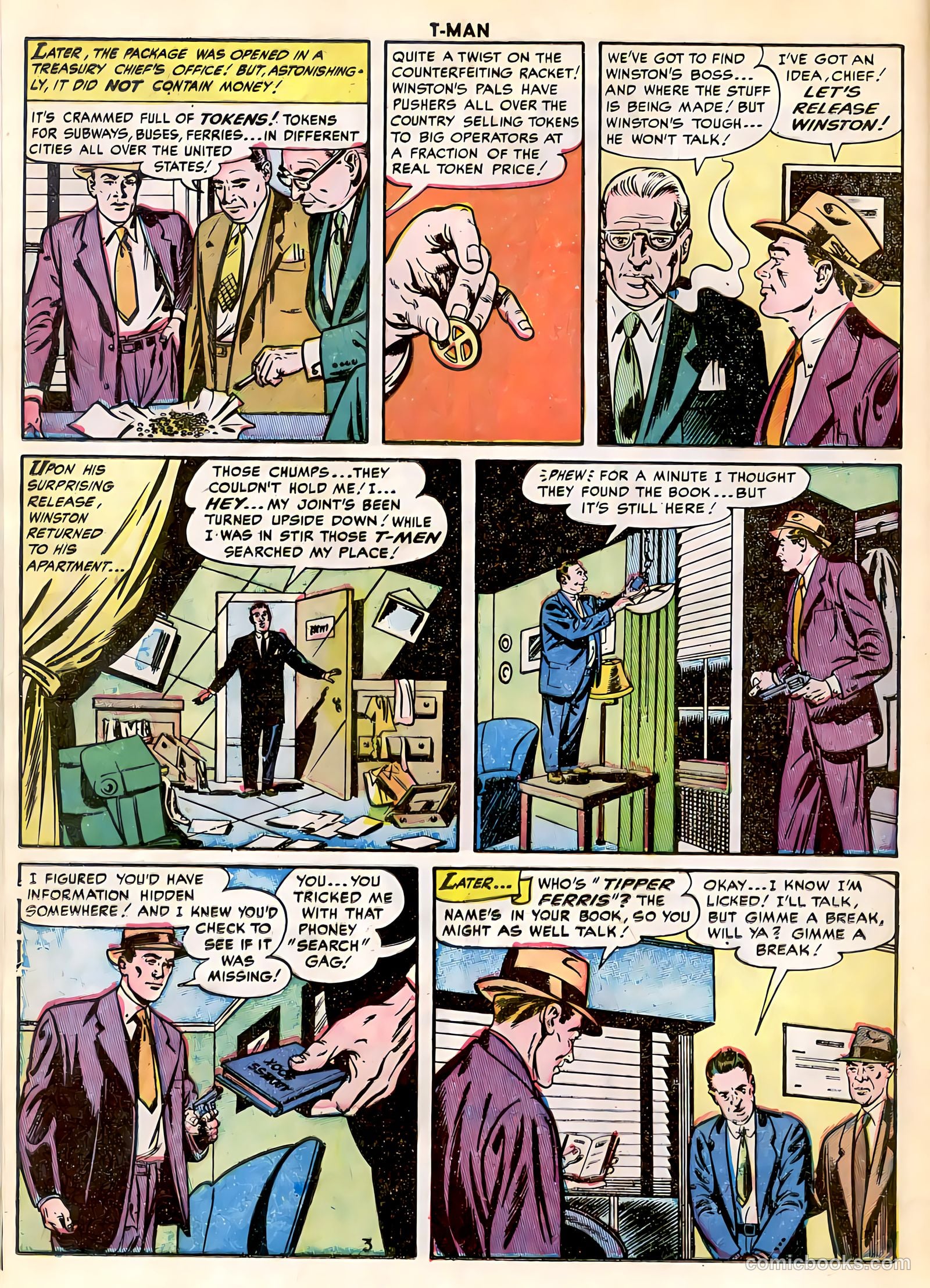T-Man #17 (1954) — page 16 of 36