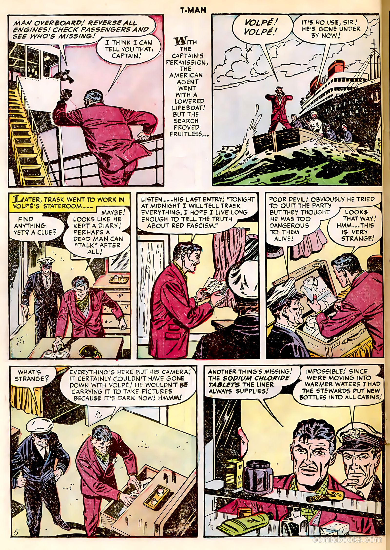 T-Man #17 (1954) — page 22 of 36
