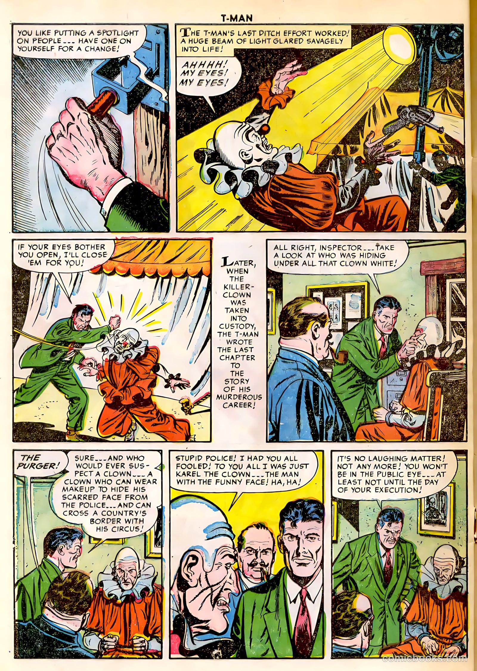 T-Man #17 (1954) — page 32 of 36