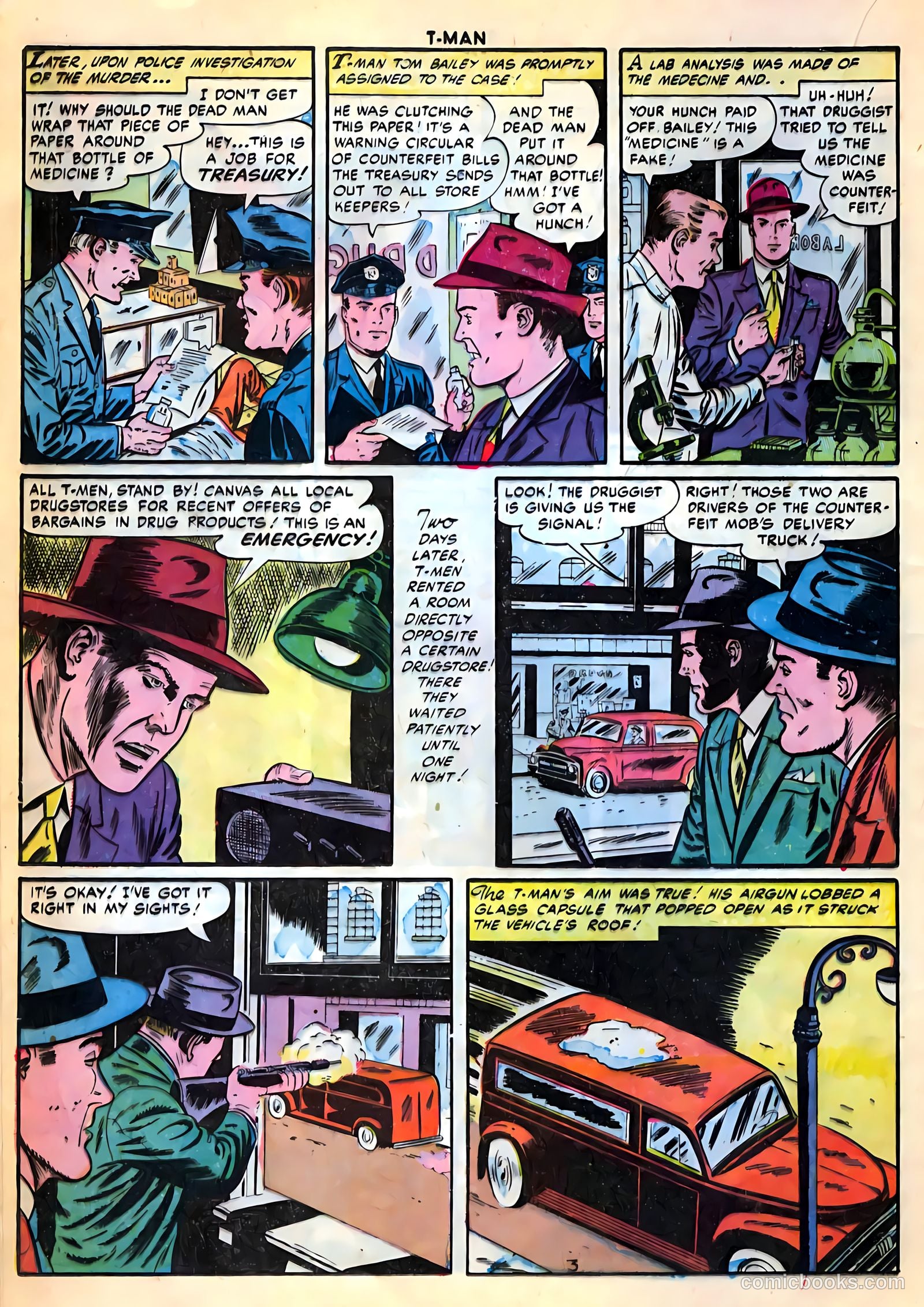 T-Man #18 (1954) — page 16 of 36