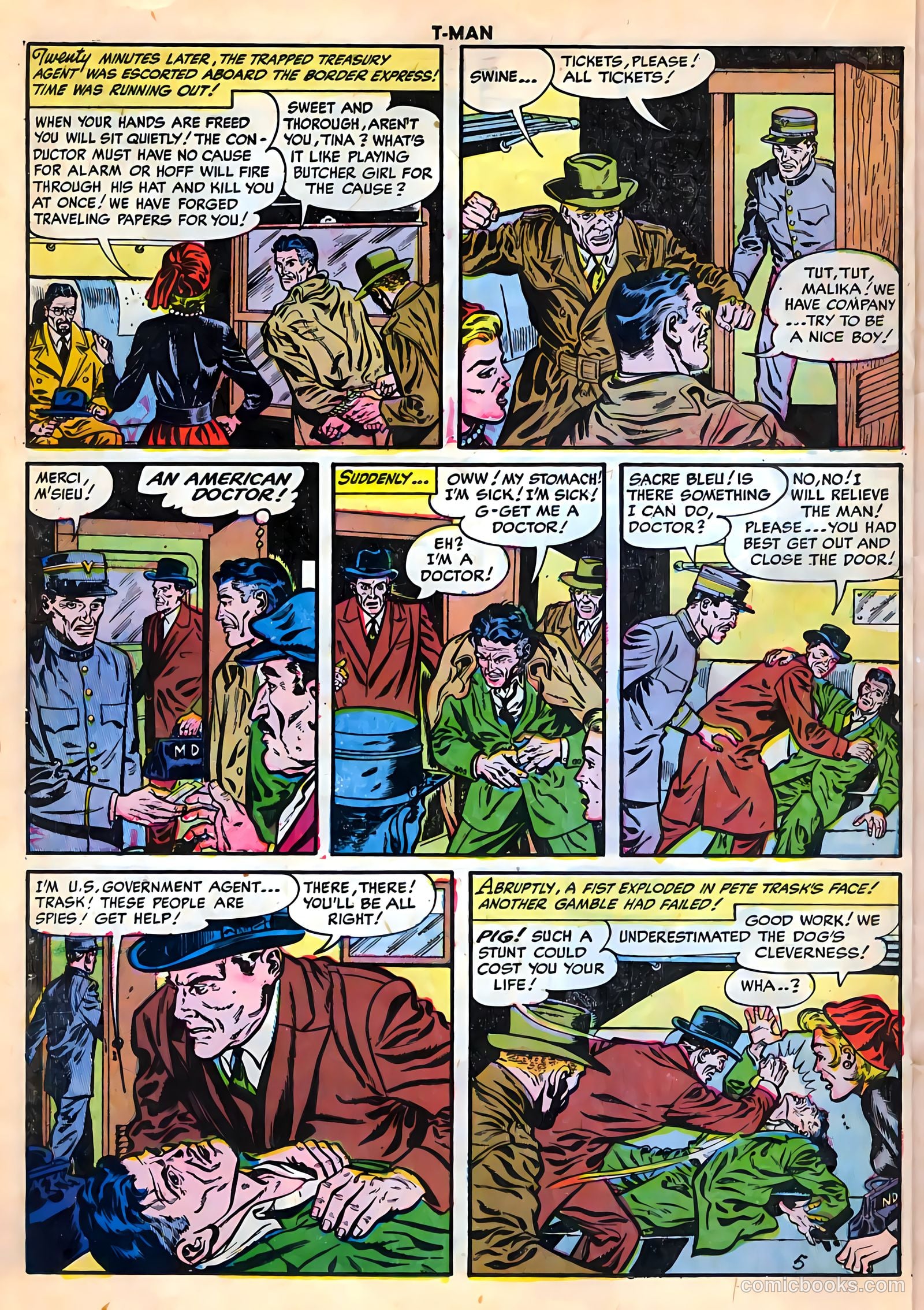 T-Man #18 (1954) — page 22 of 36