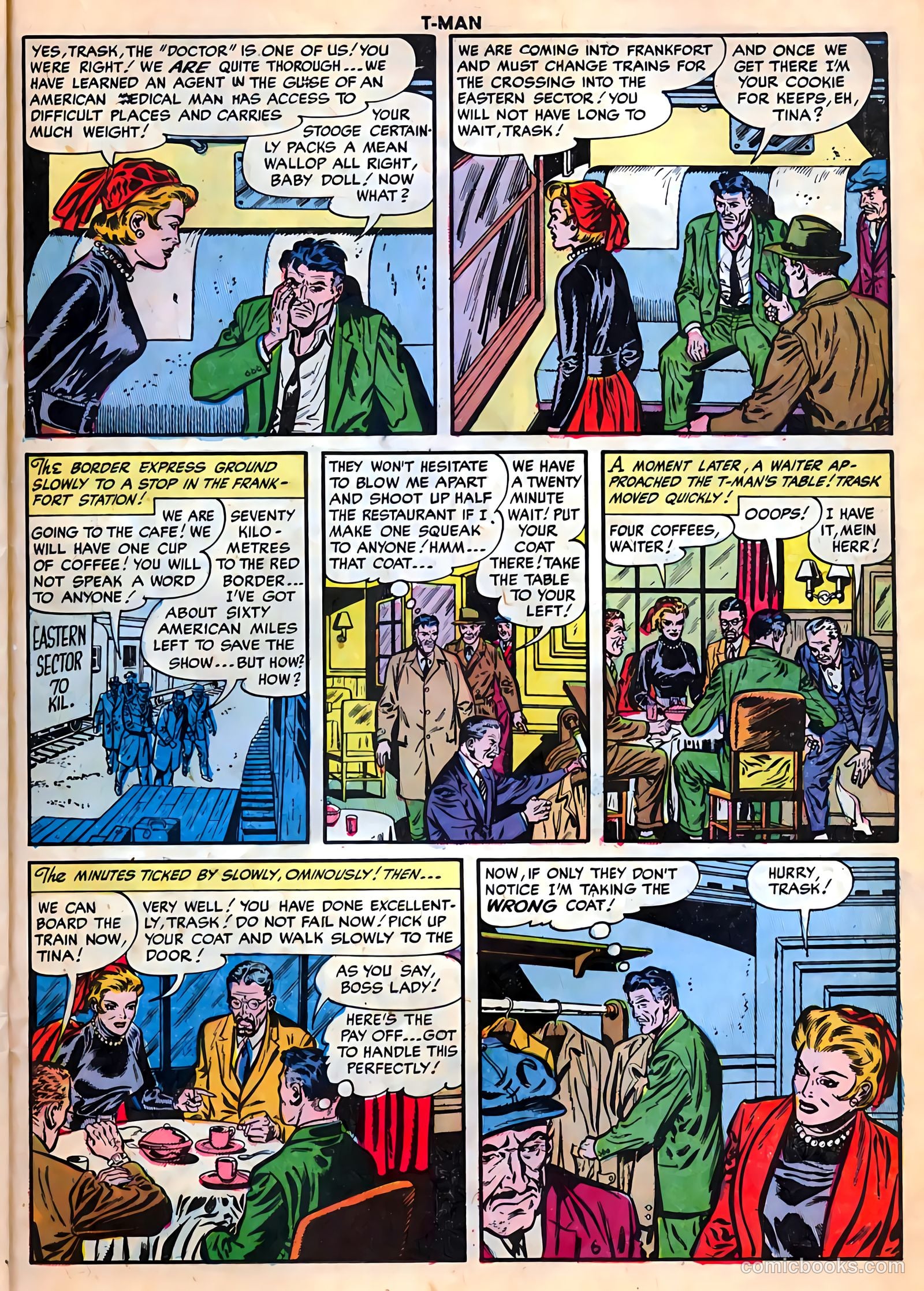 T-Man #18 (1954) — page 23 of 36
