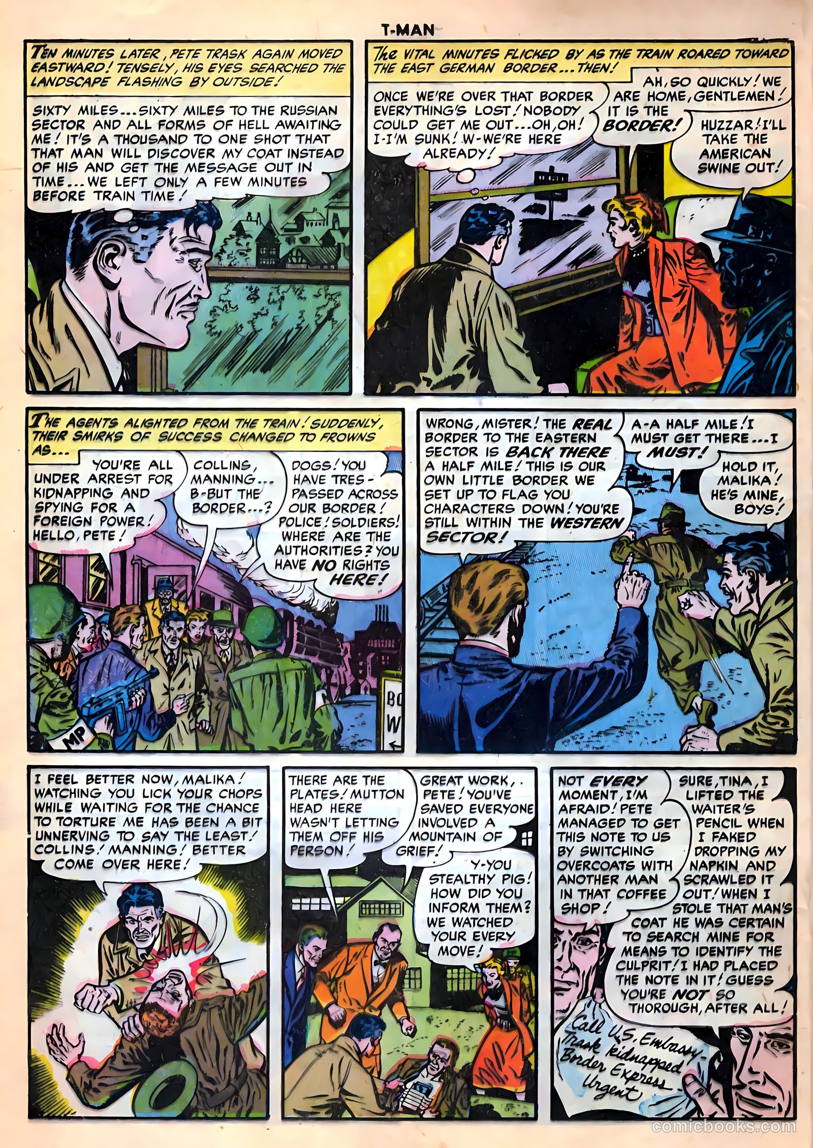 T-Man #18 (1954) — page 24 of 36