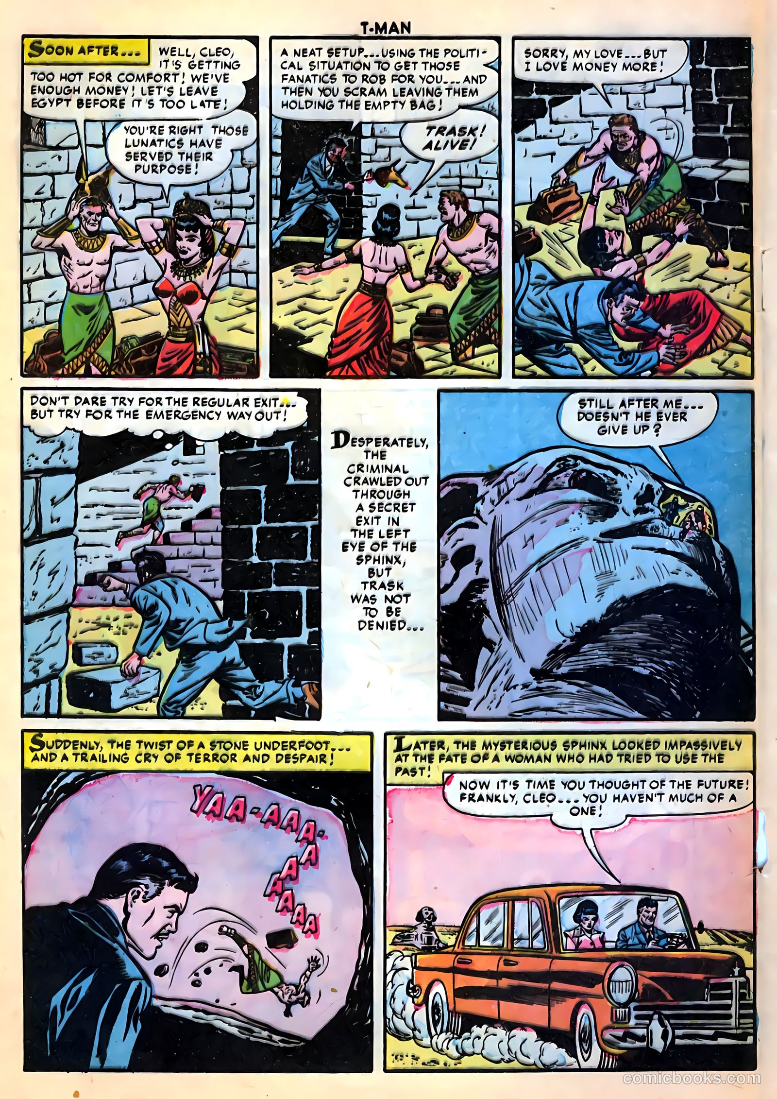 T-Man #18 (1954) — page 32 of 36