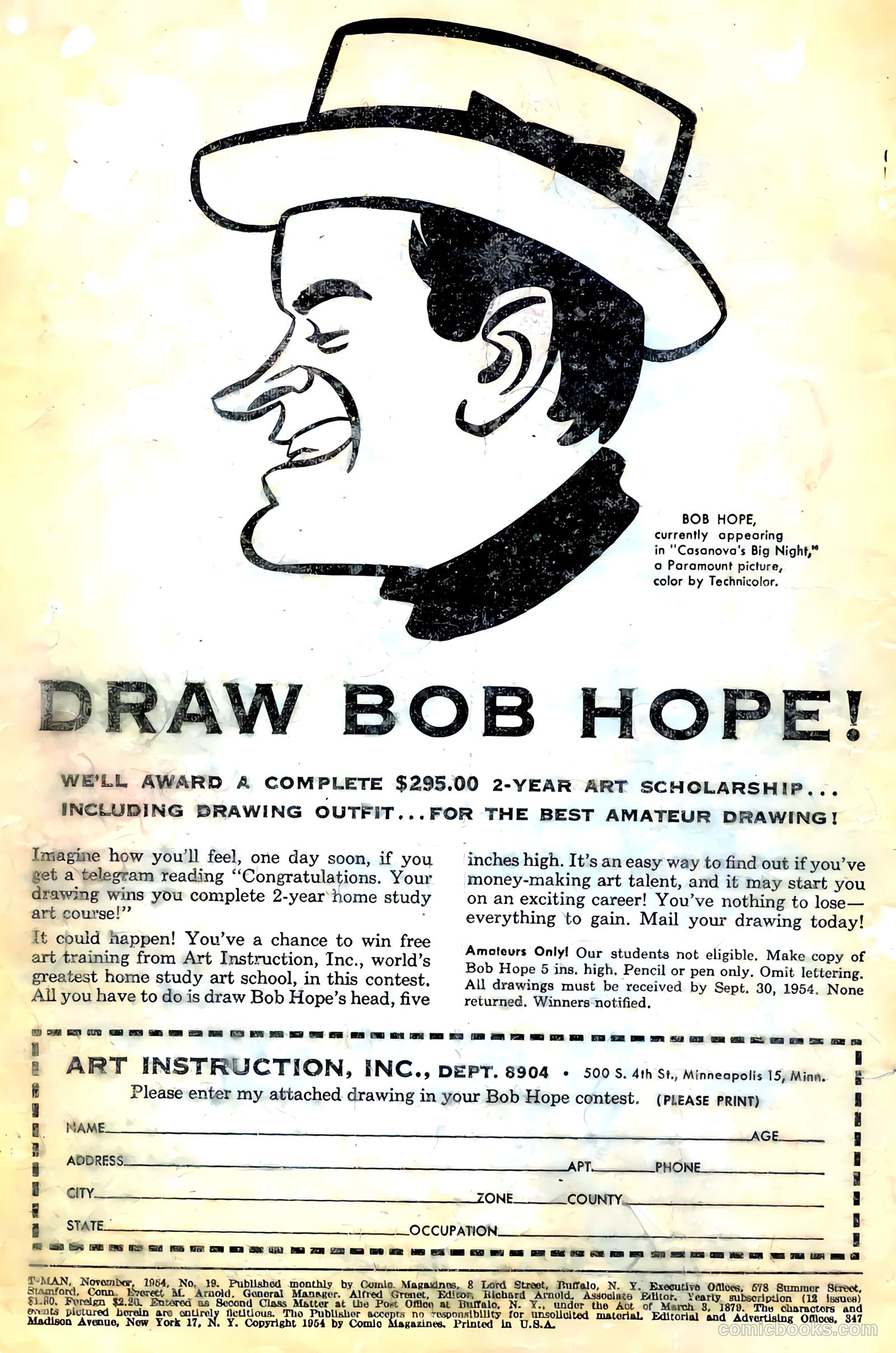 T-Man #19 (1954) — page 2 of 36