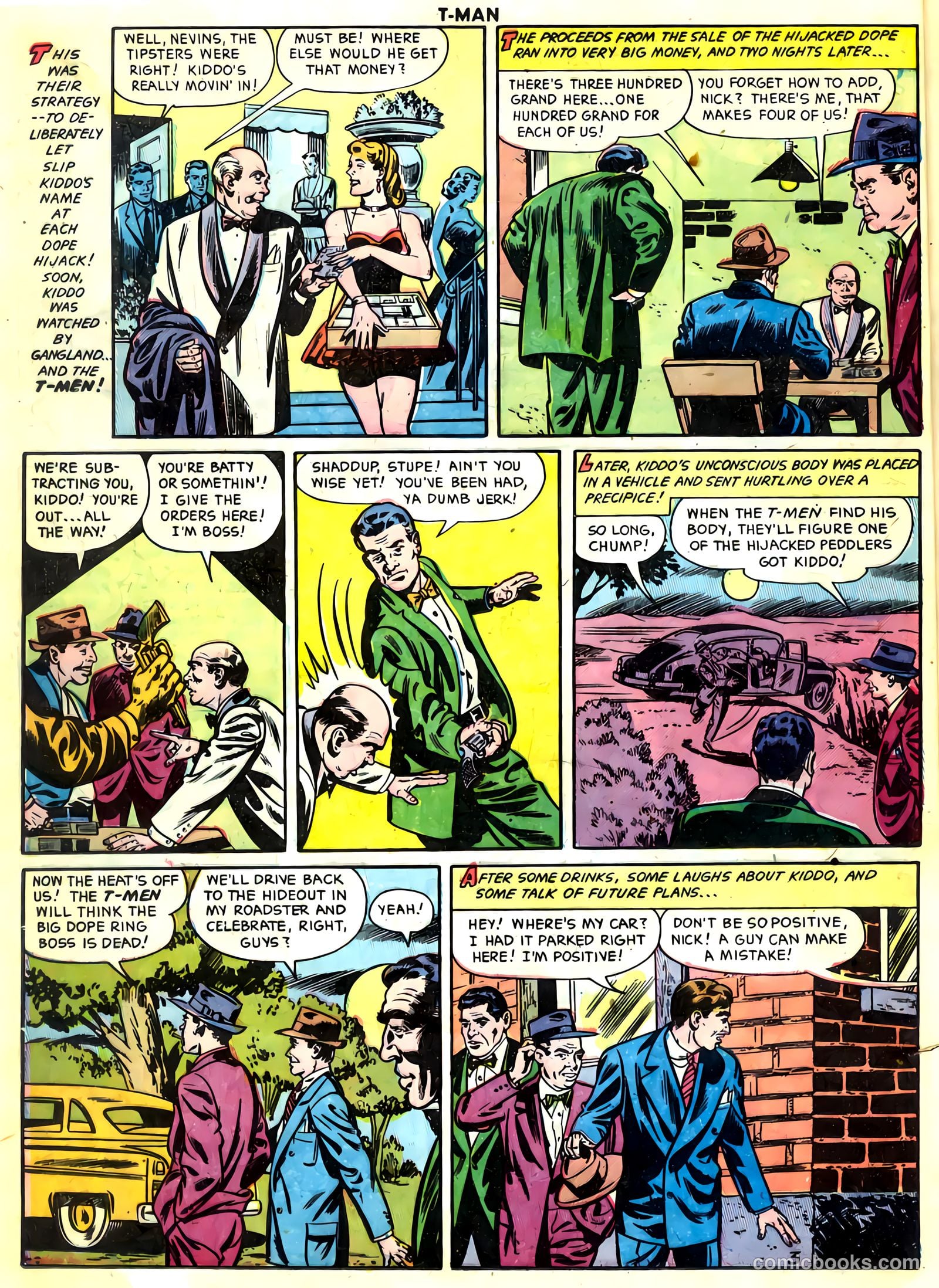 T-Man #19 (1954) — page 16 of 36