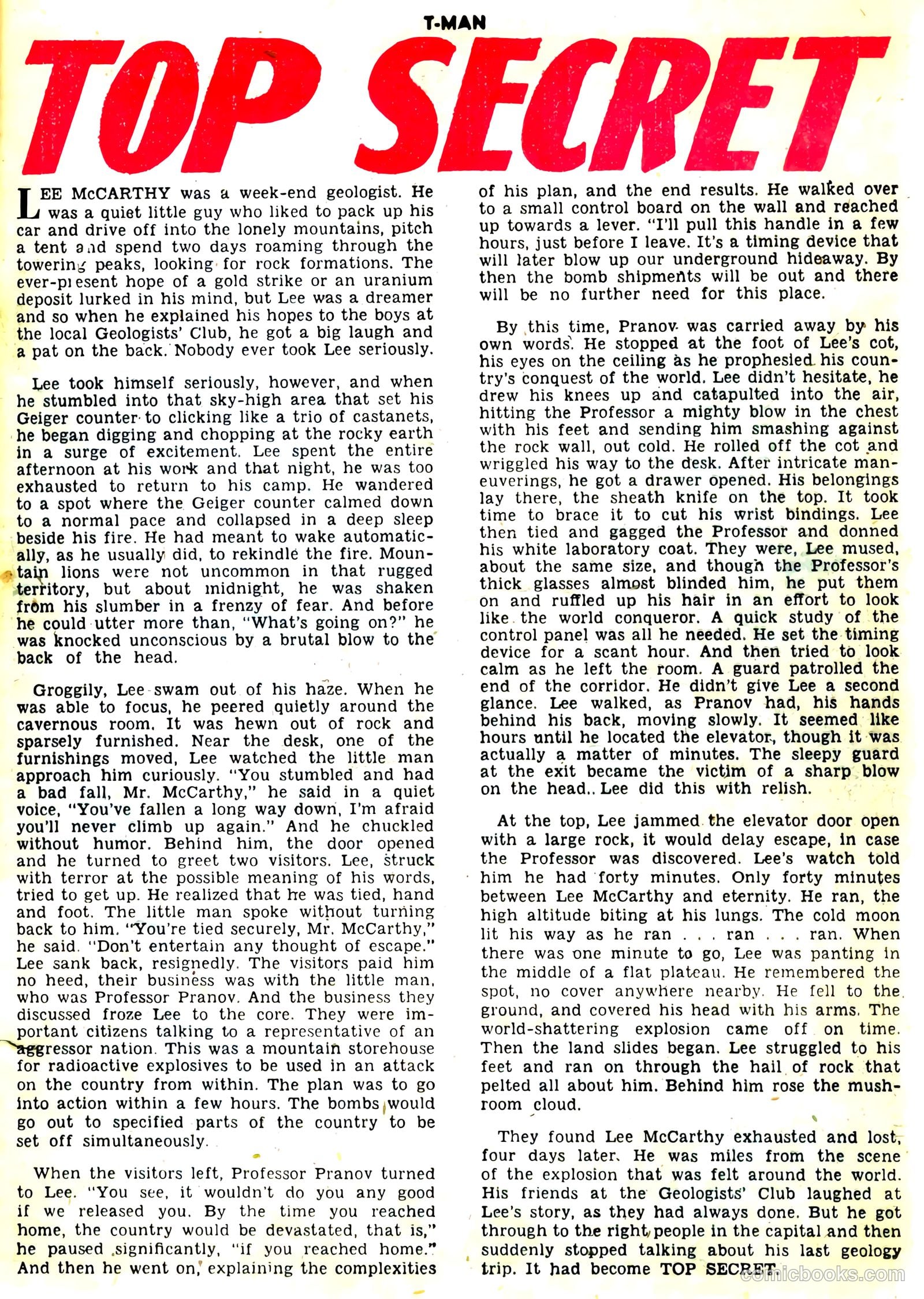 T-Man #19 (1954) — page 25 of 36