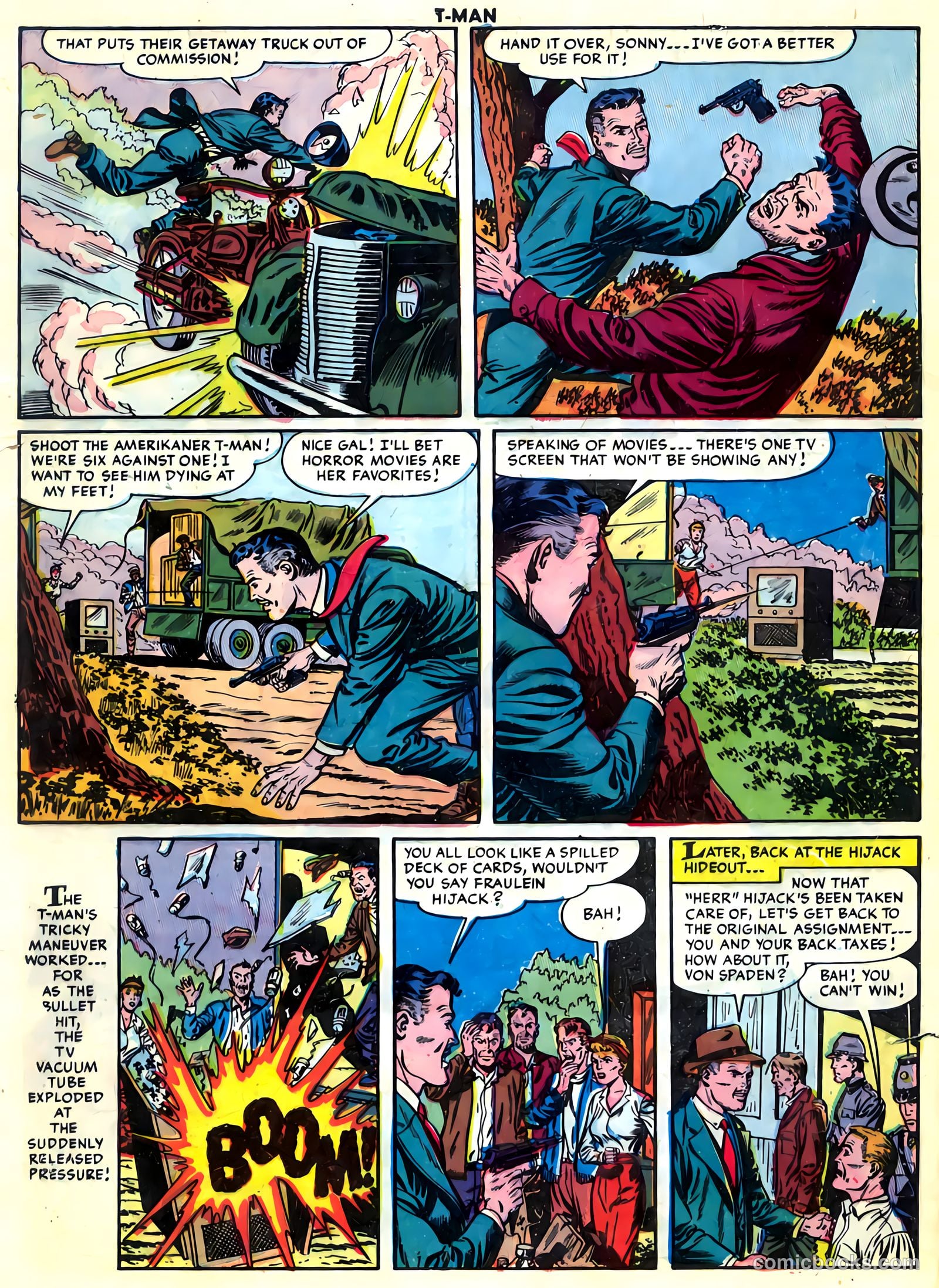 T-Man #19 (1954) — page 32 of 36