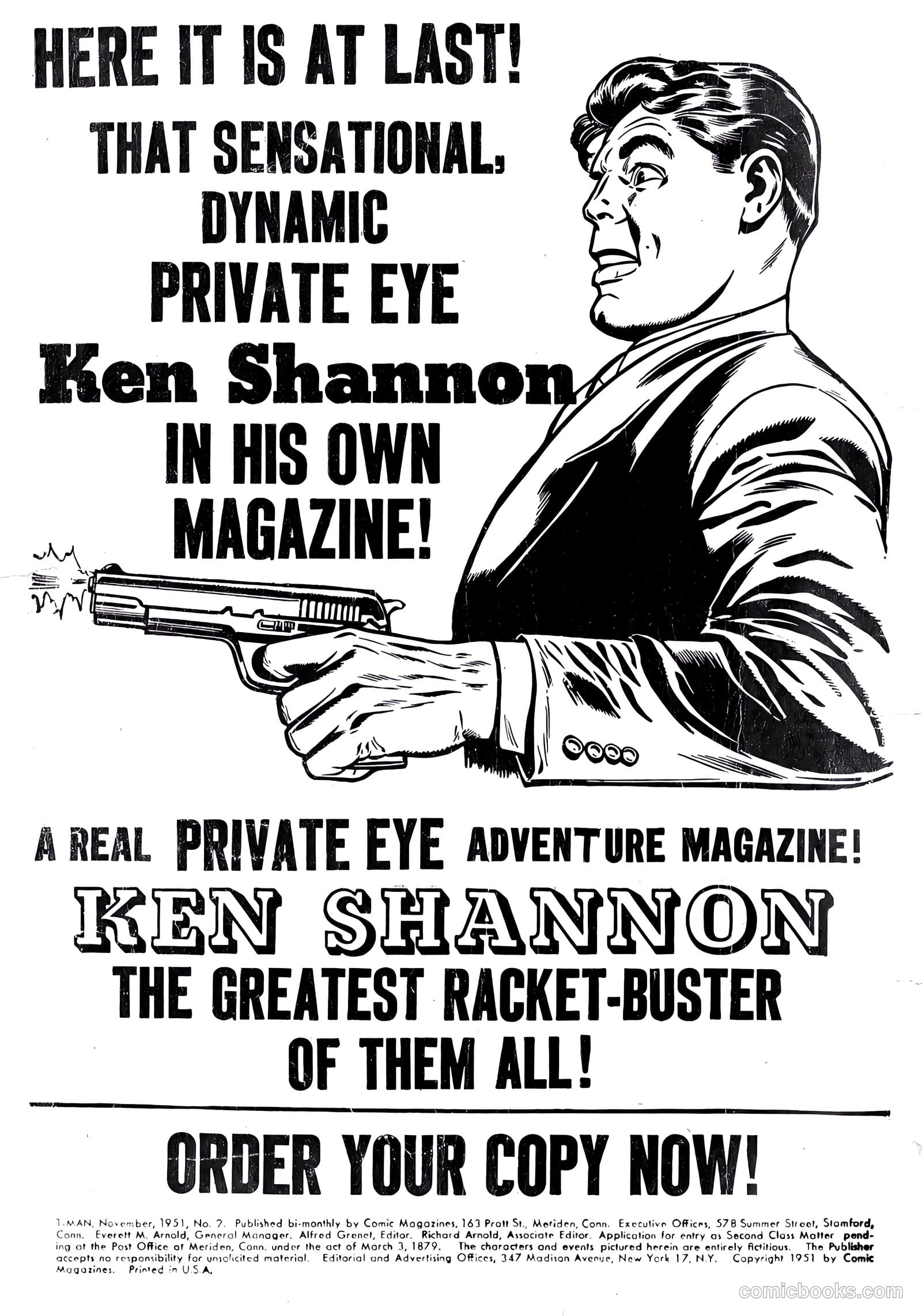 T-Man #2 (1951) — page 2 of 36