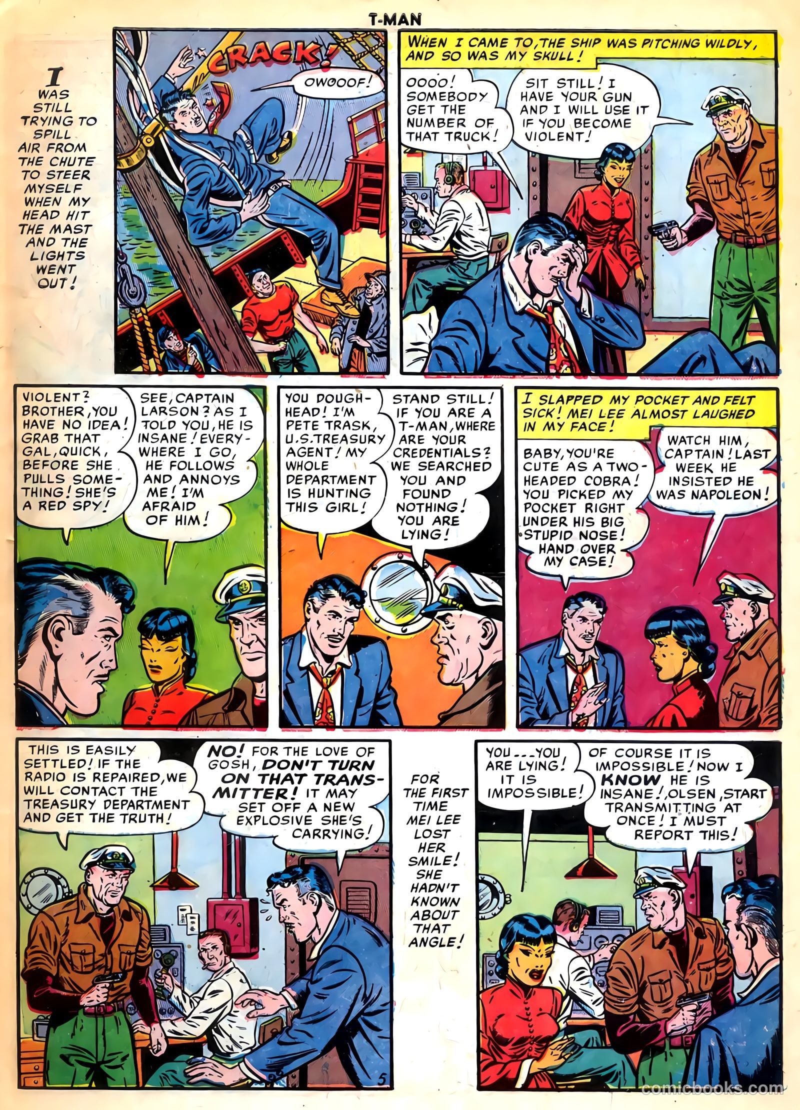 T-Man #2 (1951) — page 7 of 36
