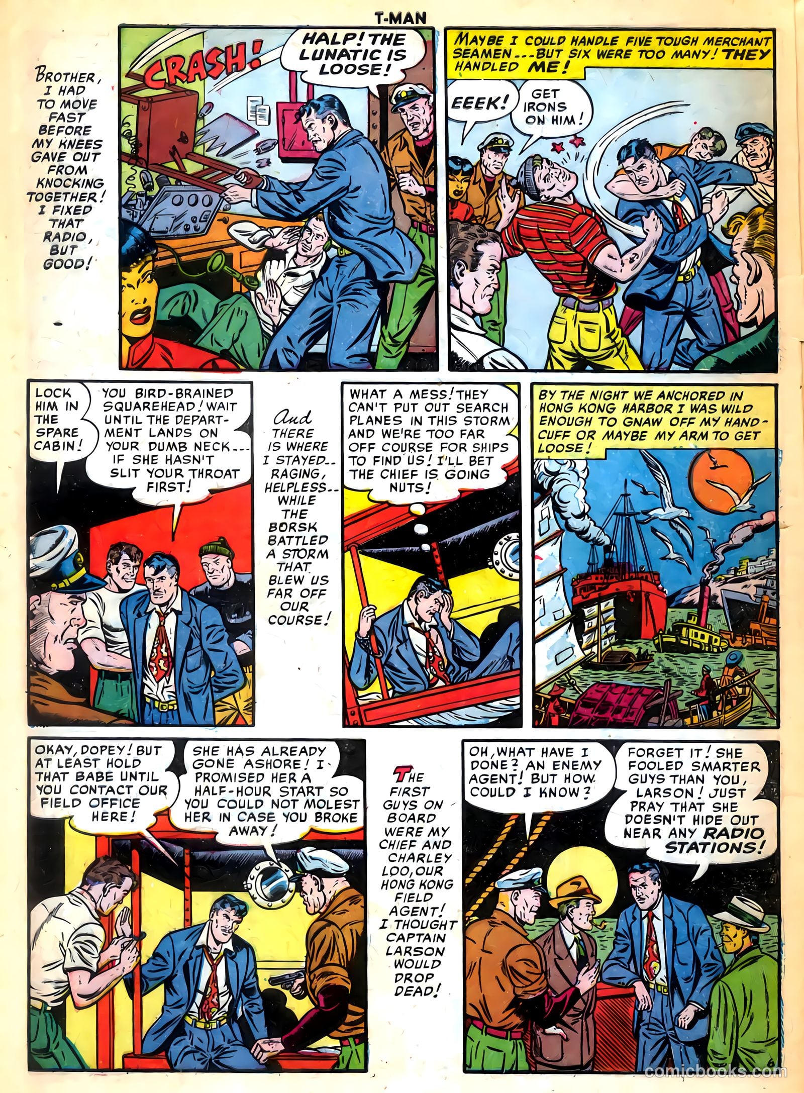 T-Man #2 (1951) — page 8 of 36