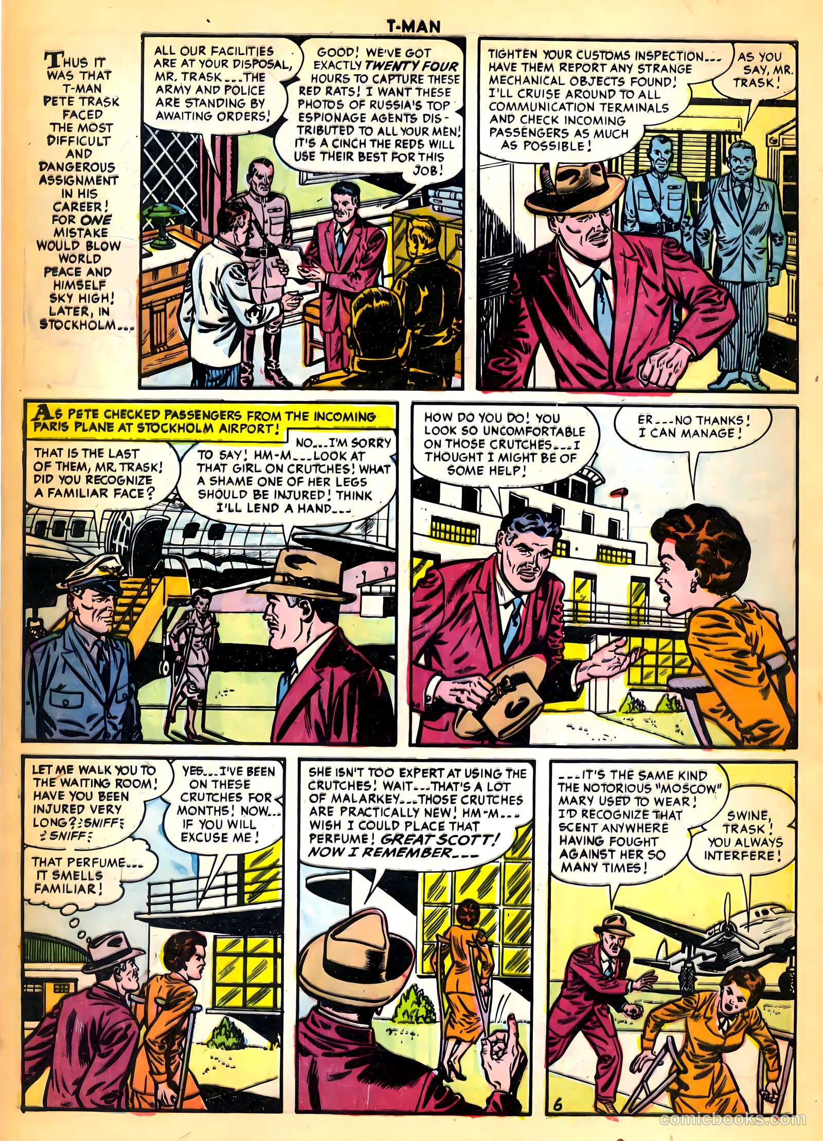T-Man #20 (1954) — page 8 of 36