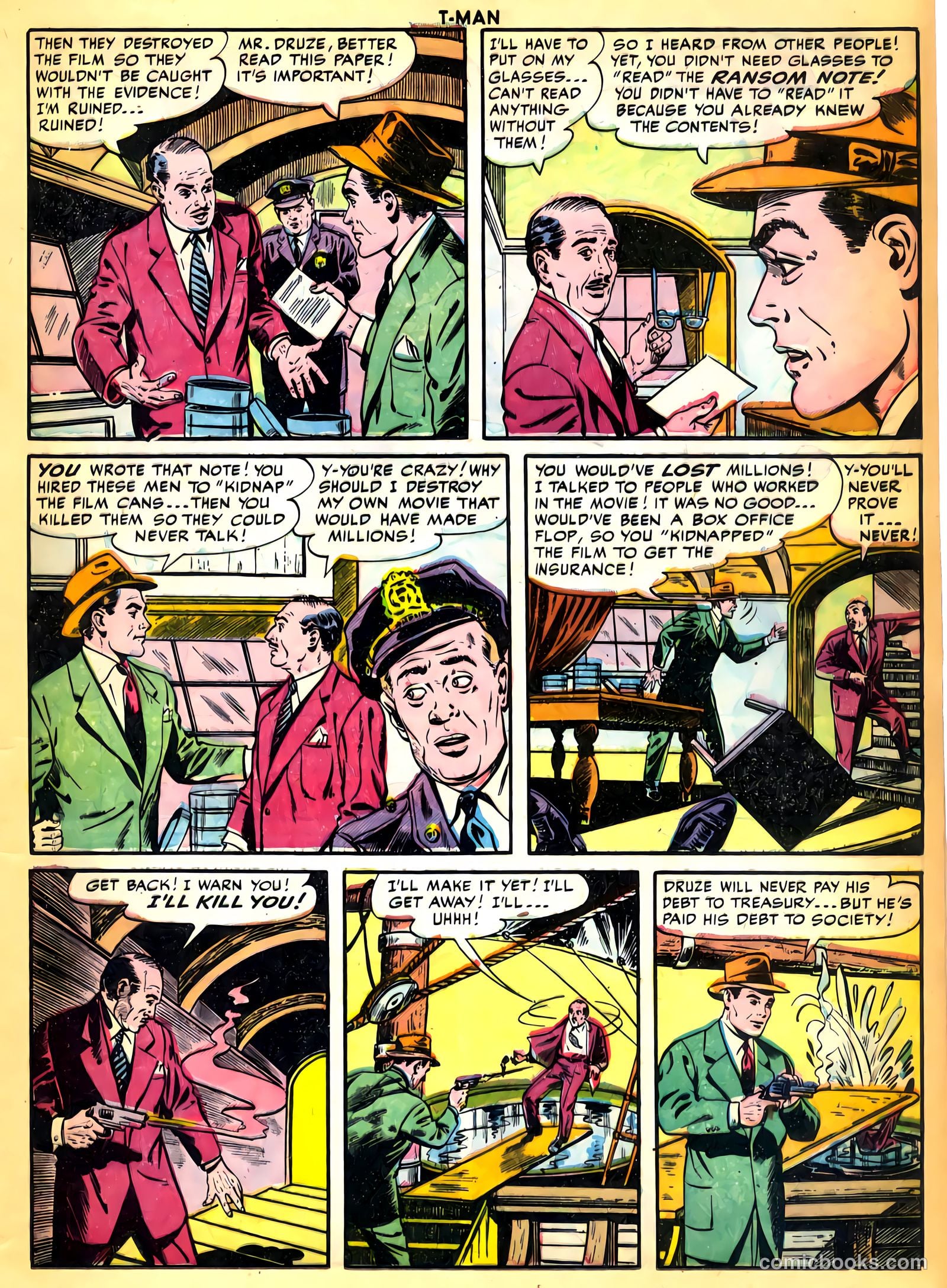 T-Man #20 (1954) — page 17 of 36