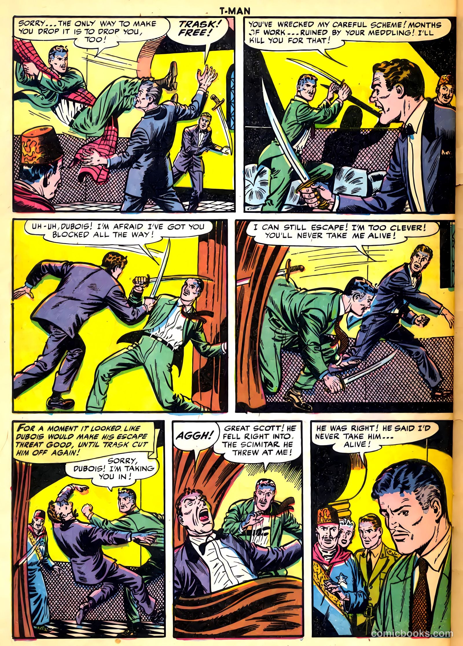 T-Man #20 (1954) — page 32 of 36