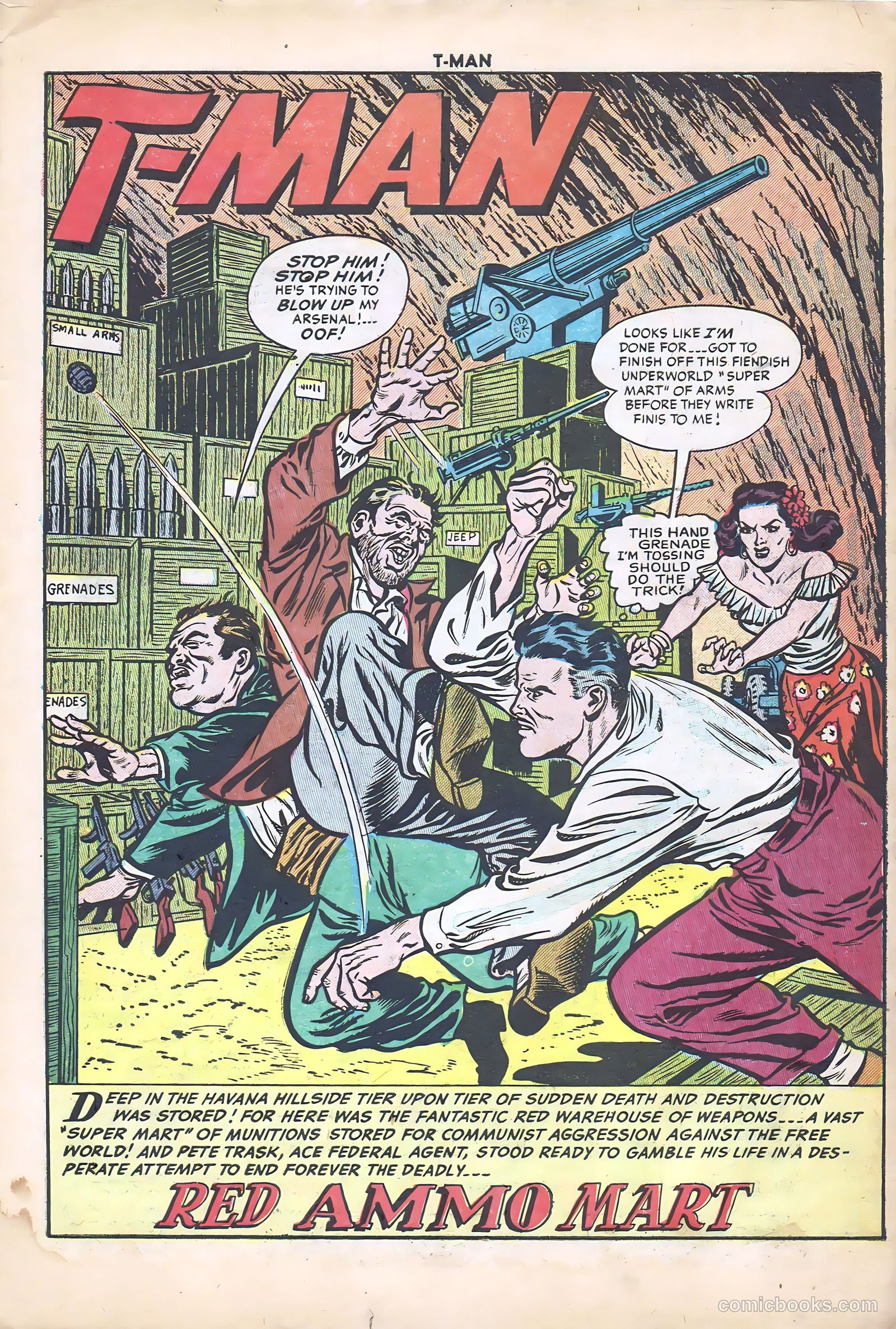 T-Man #21 (1955) — page 3 of 36