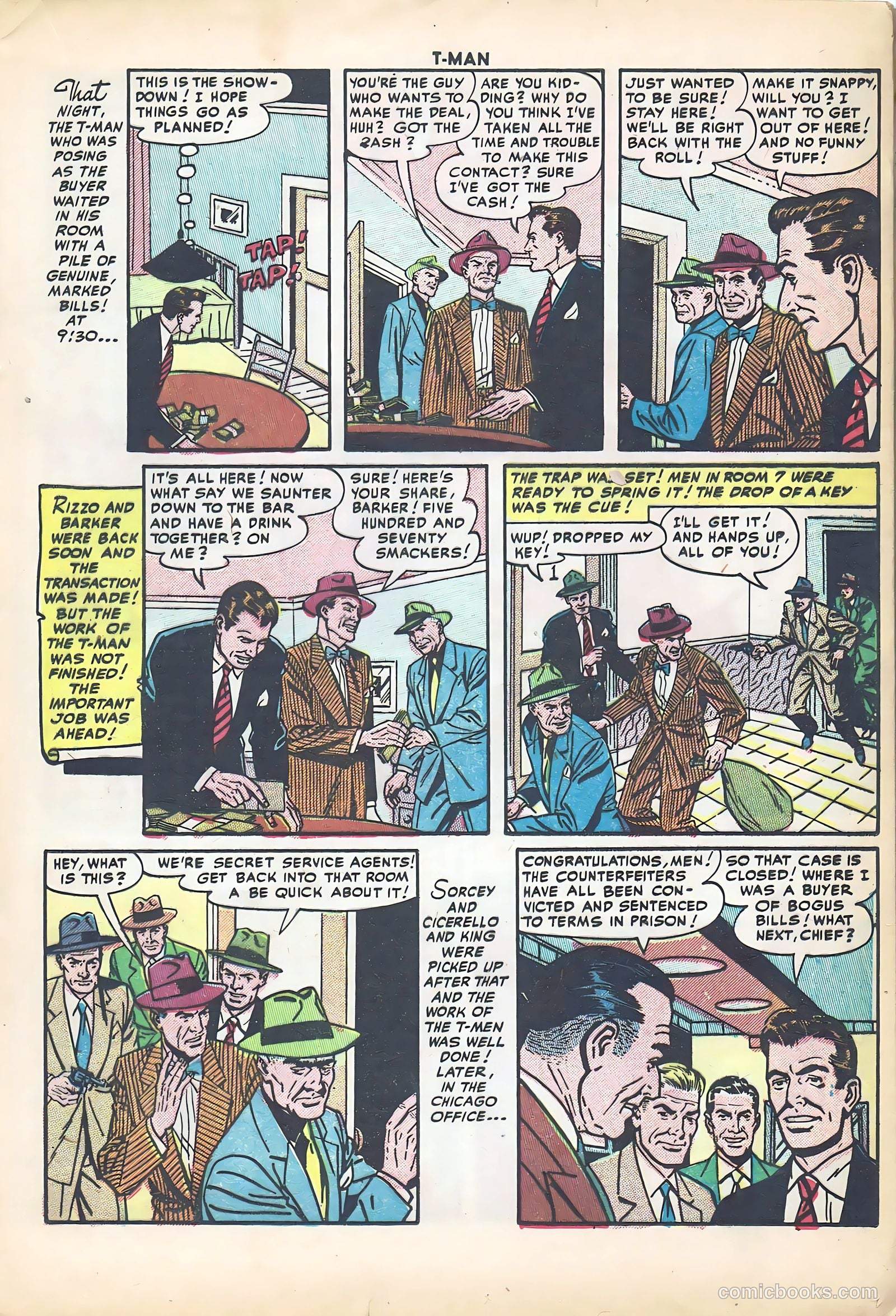 T-Man #21 (1955) — page 17 of 36