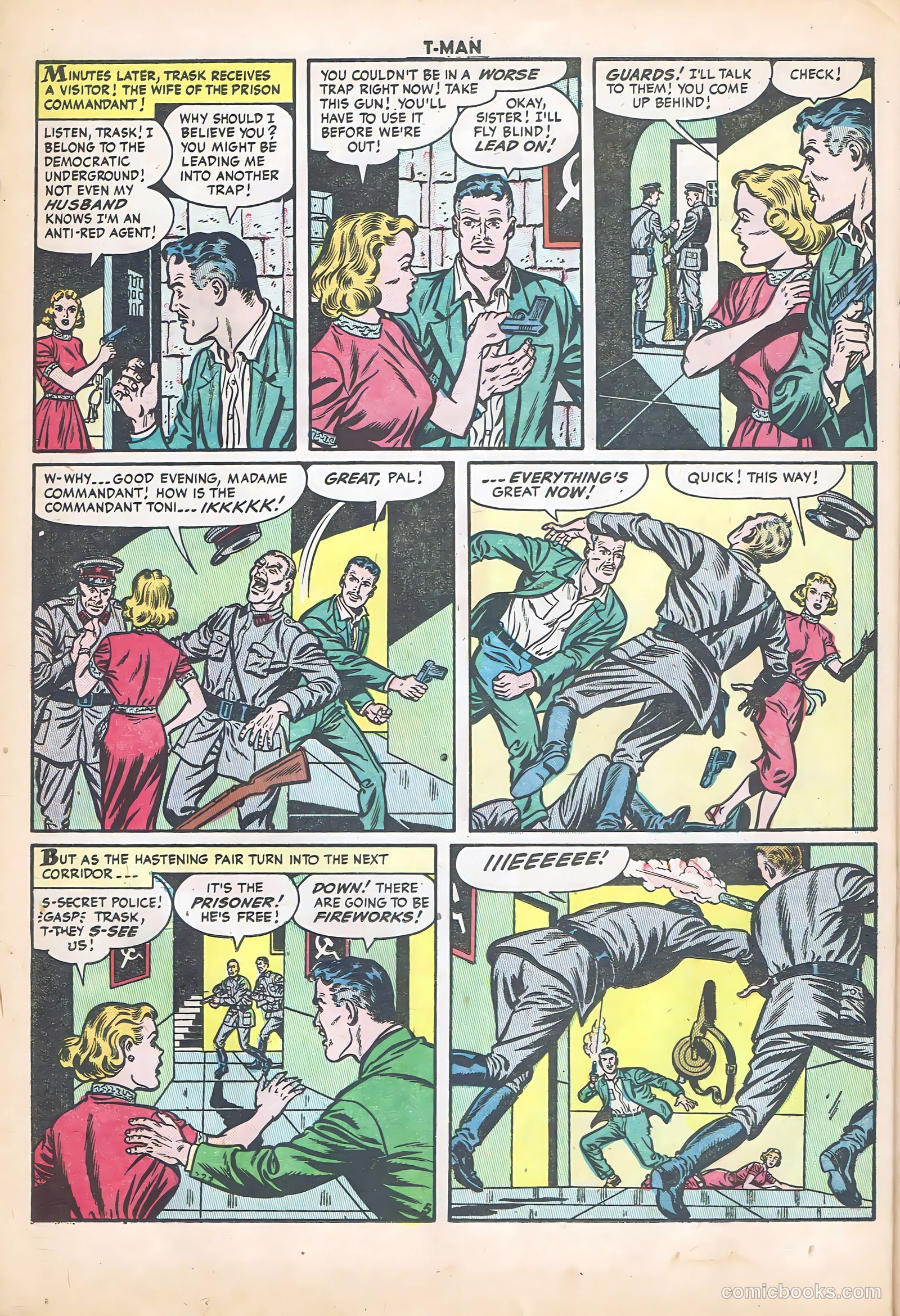 T-Man #21 (1955) — page 22 of 36