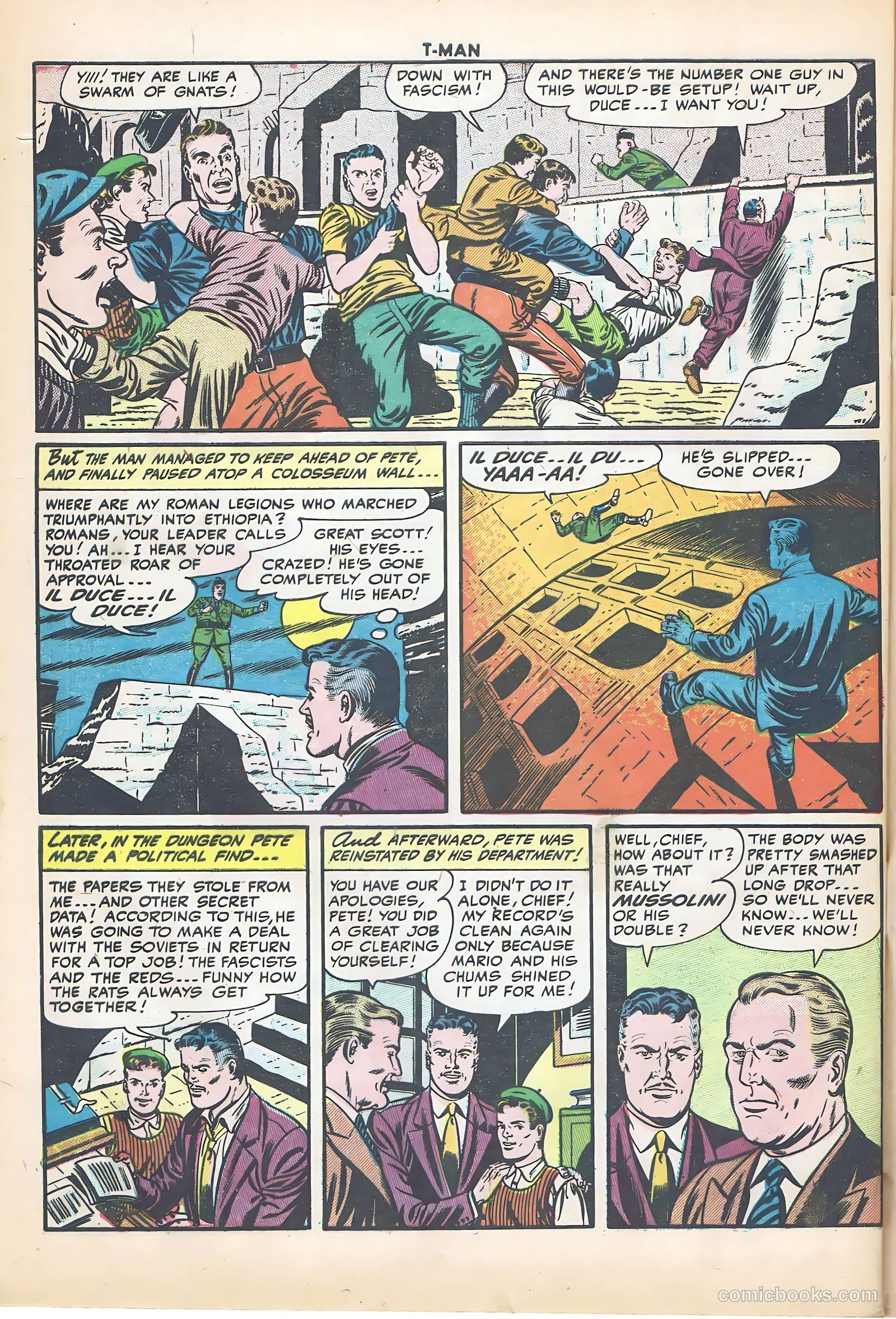 T-Man #21 (1955) — page 32 of 36