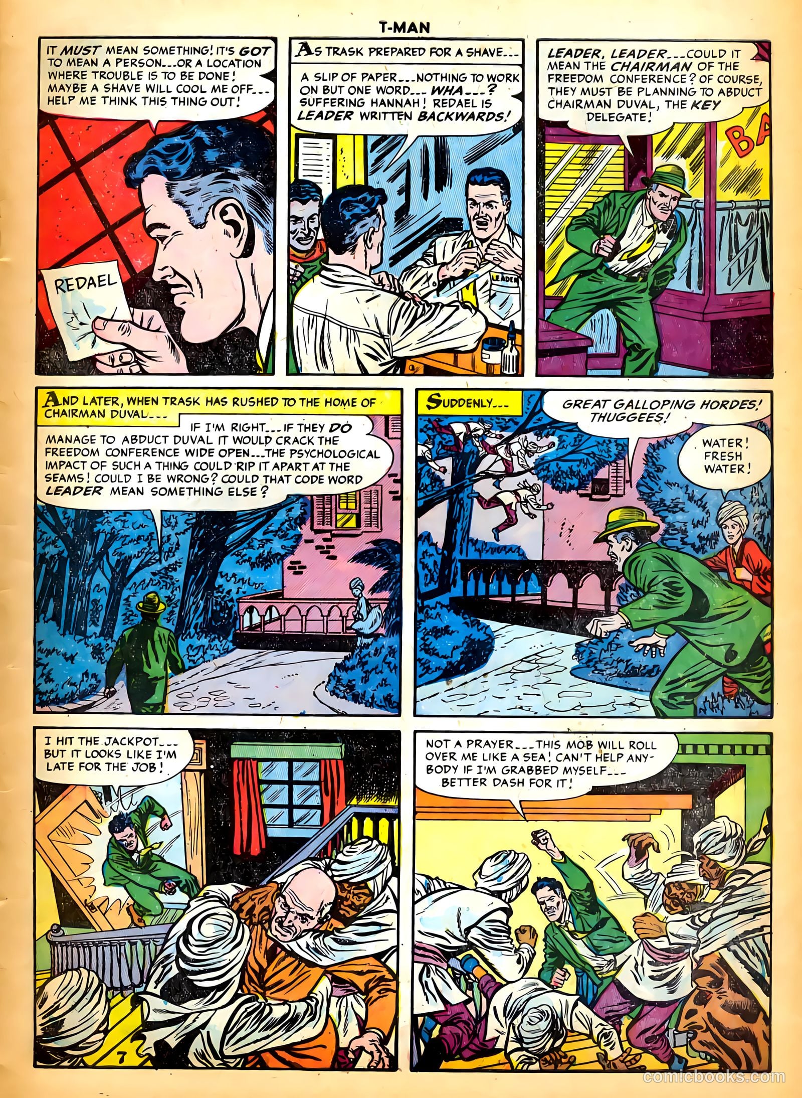 T-Man #22 (1955) — page 9 of 36