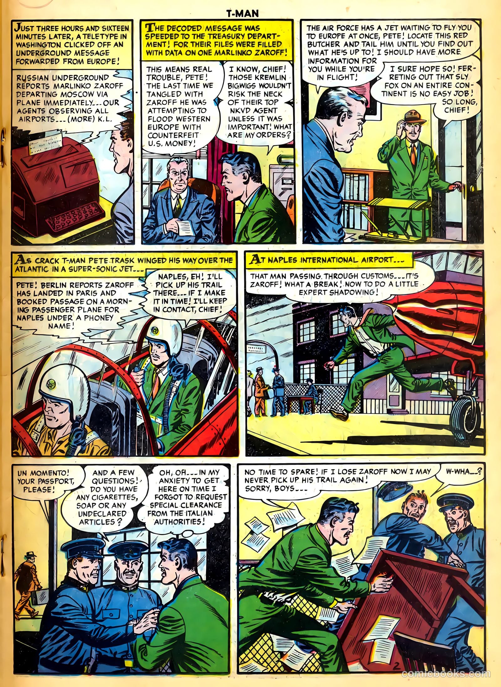 T-Man #22 (1955) — page 19 of 36