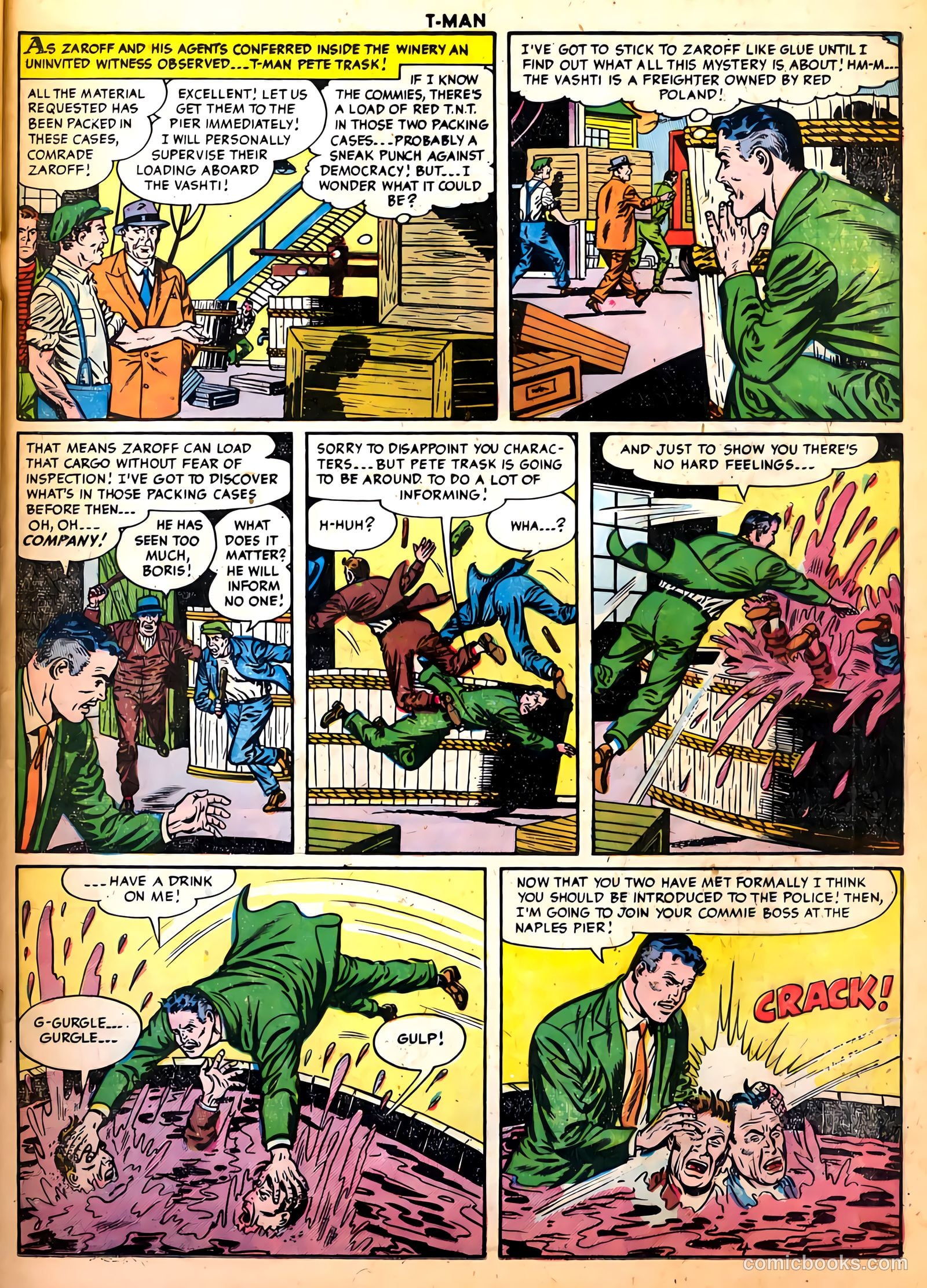 T-Man #22 (1955) — page 21 of 36