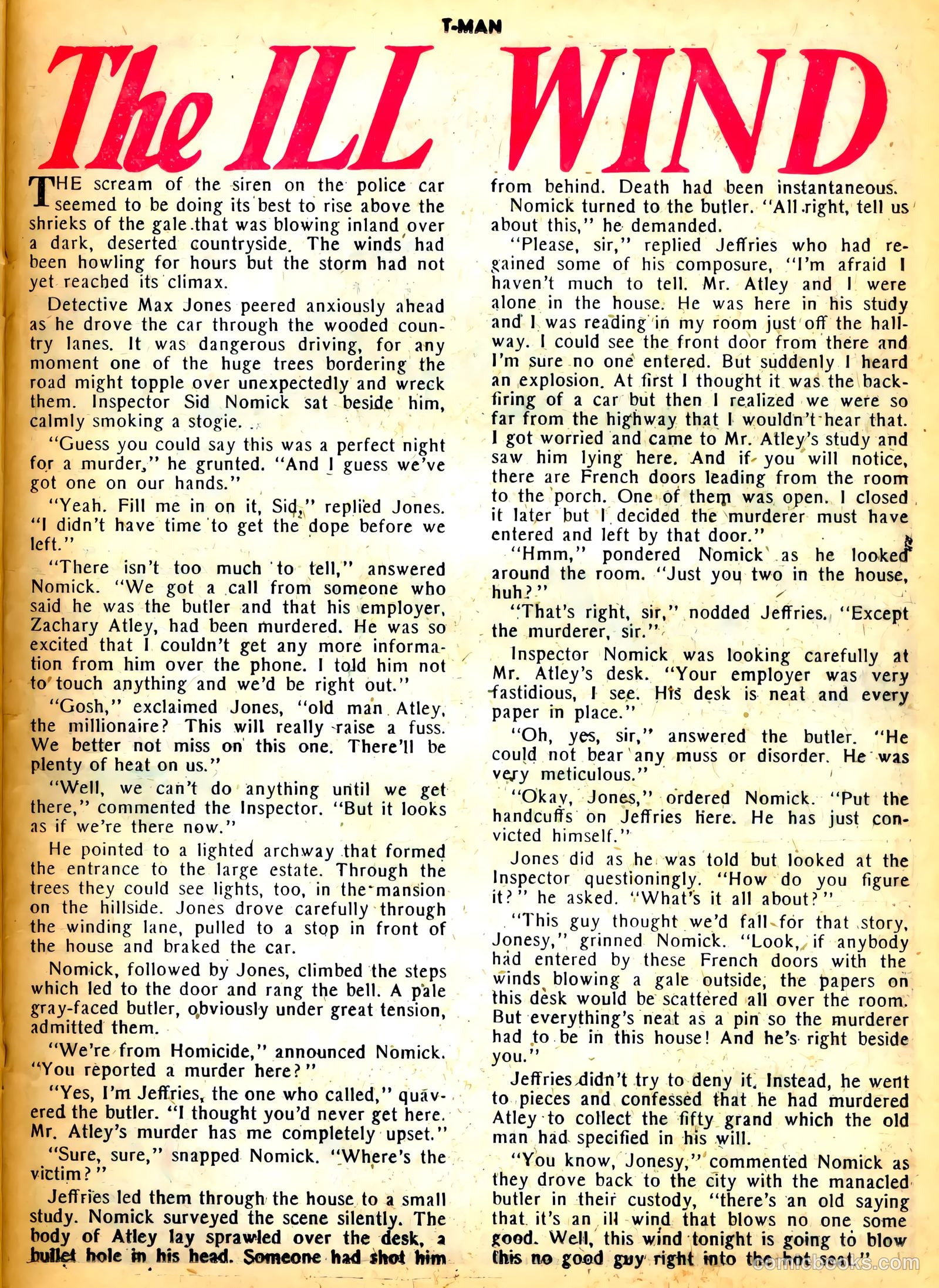T-Man #22 (1955) — page 25 of 36