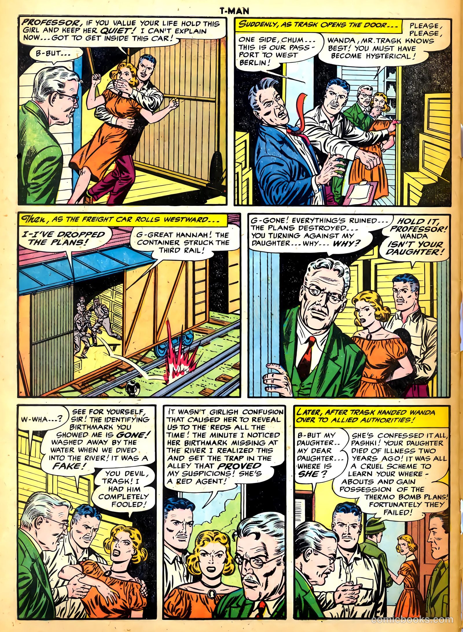 T-Man #22 (1955) — page 32 of 36
