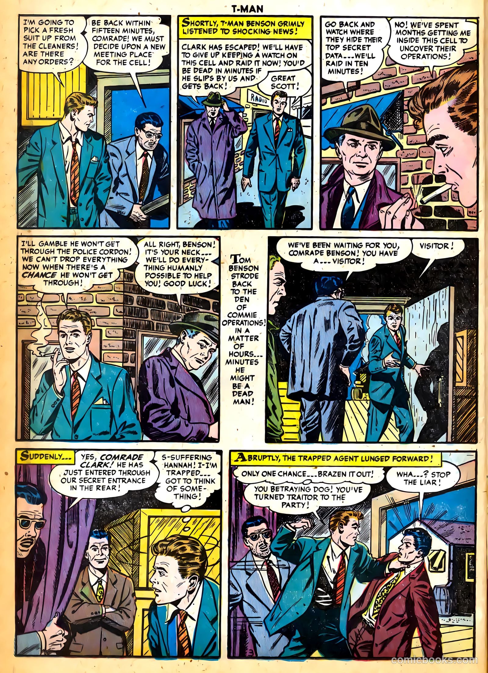 T-Man #23 (1955) — page 16 of 36