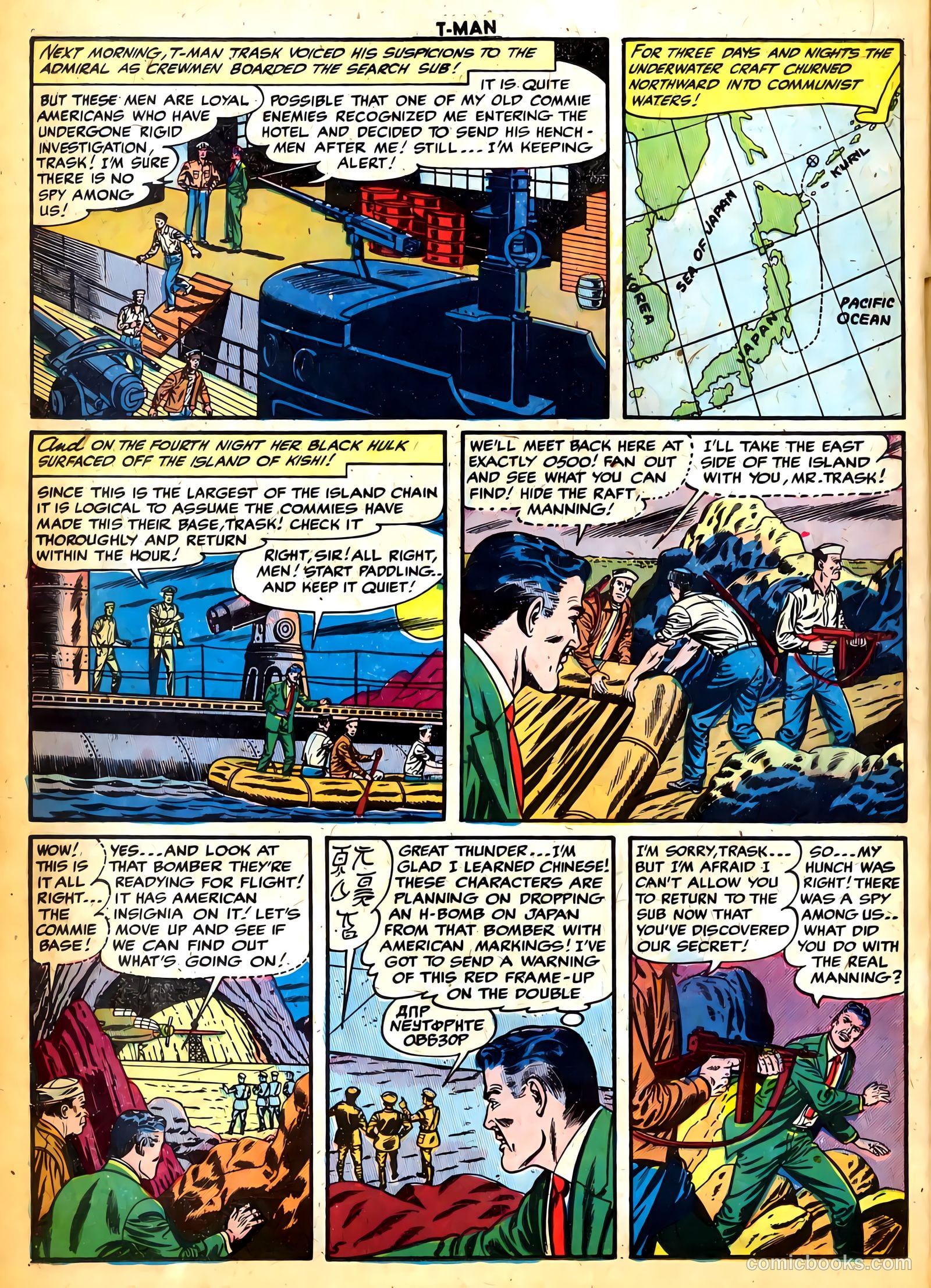 T-Man #23 (1955) — page 22 of 36