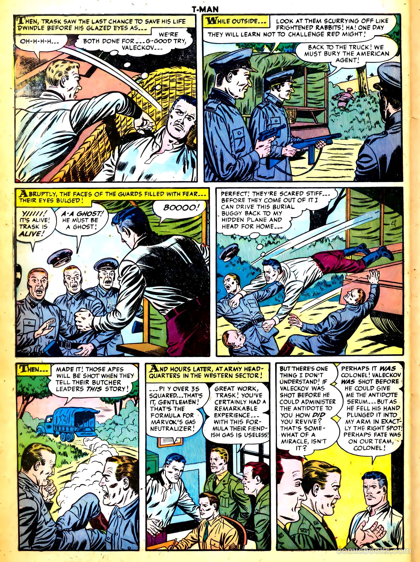 T-Man #23 (1955) — page 32 of 36
