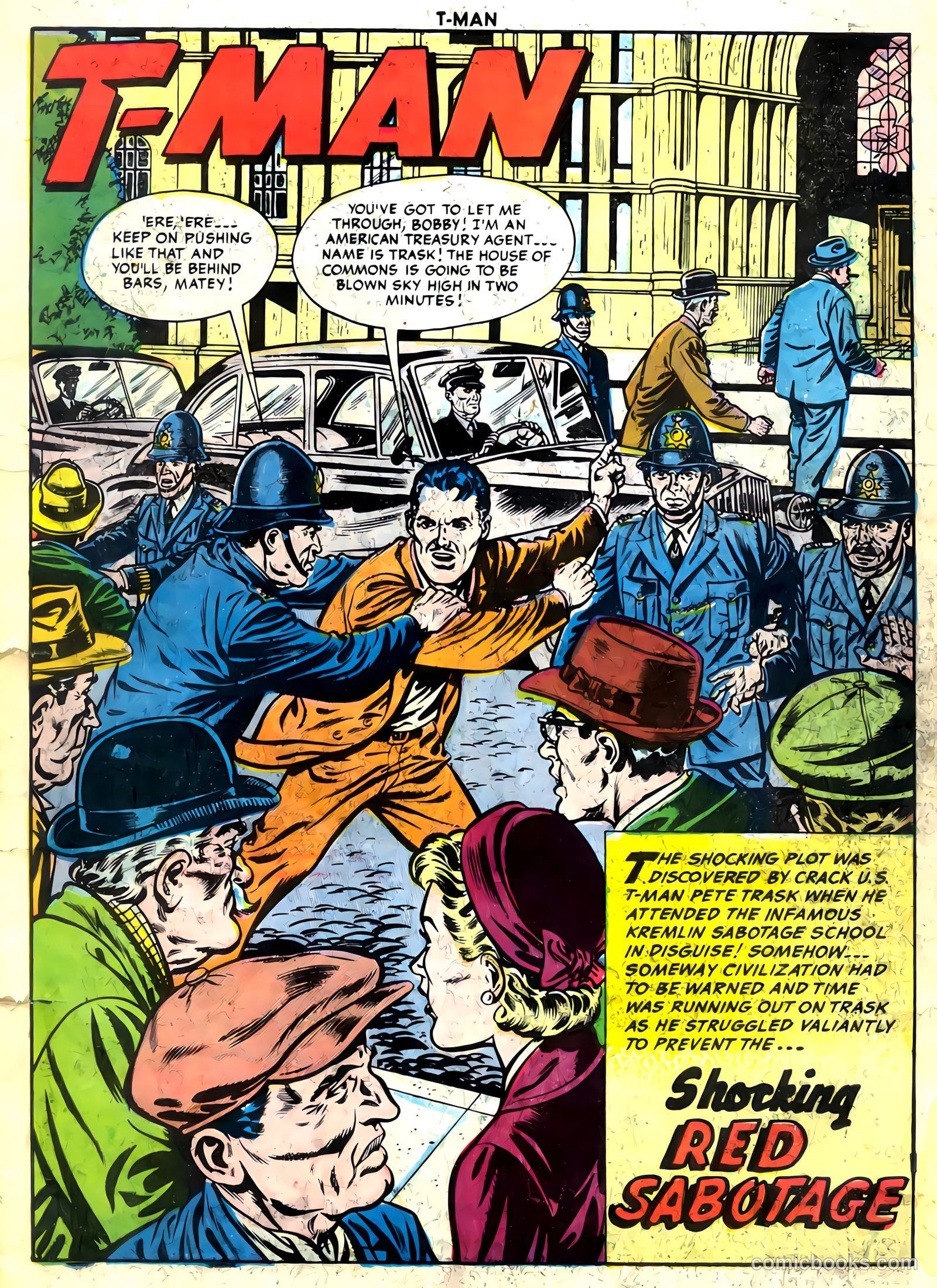 T-Man #24 (1955) — page 3 of 36