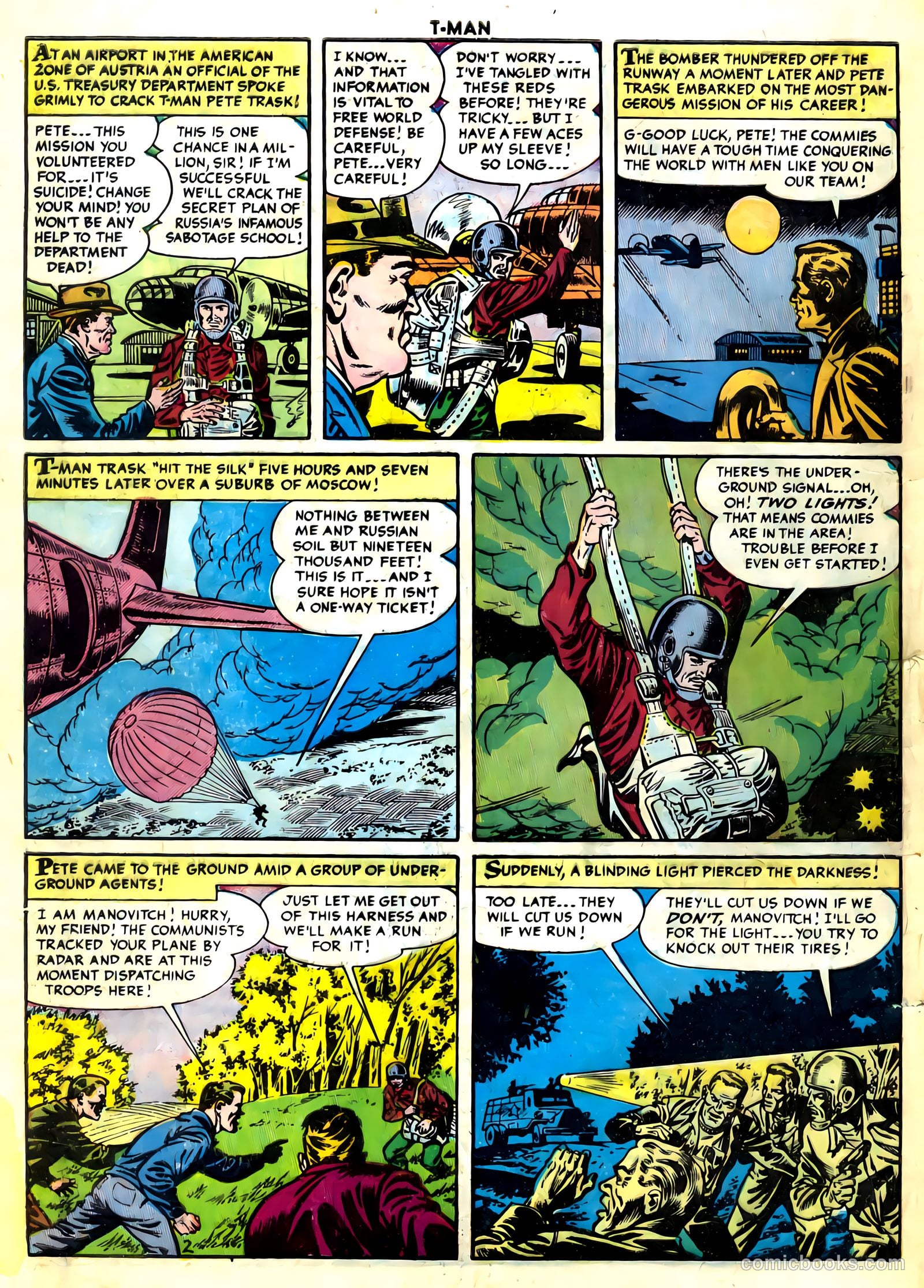 T-Man #24 (1955) — page 4 of 36