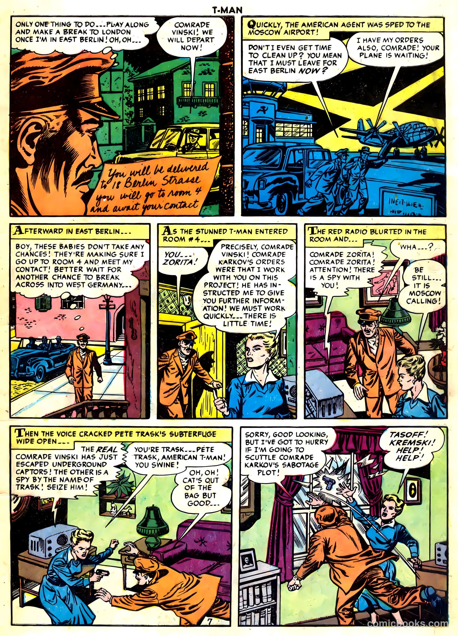 T-Man #24 (1955) — page 9 of 36