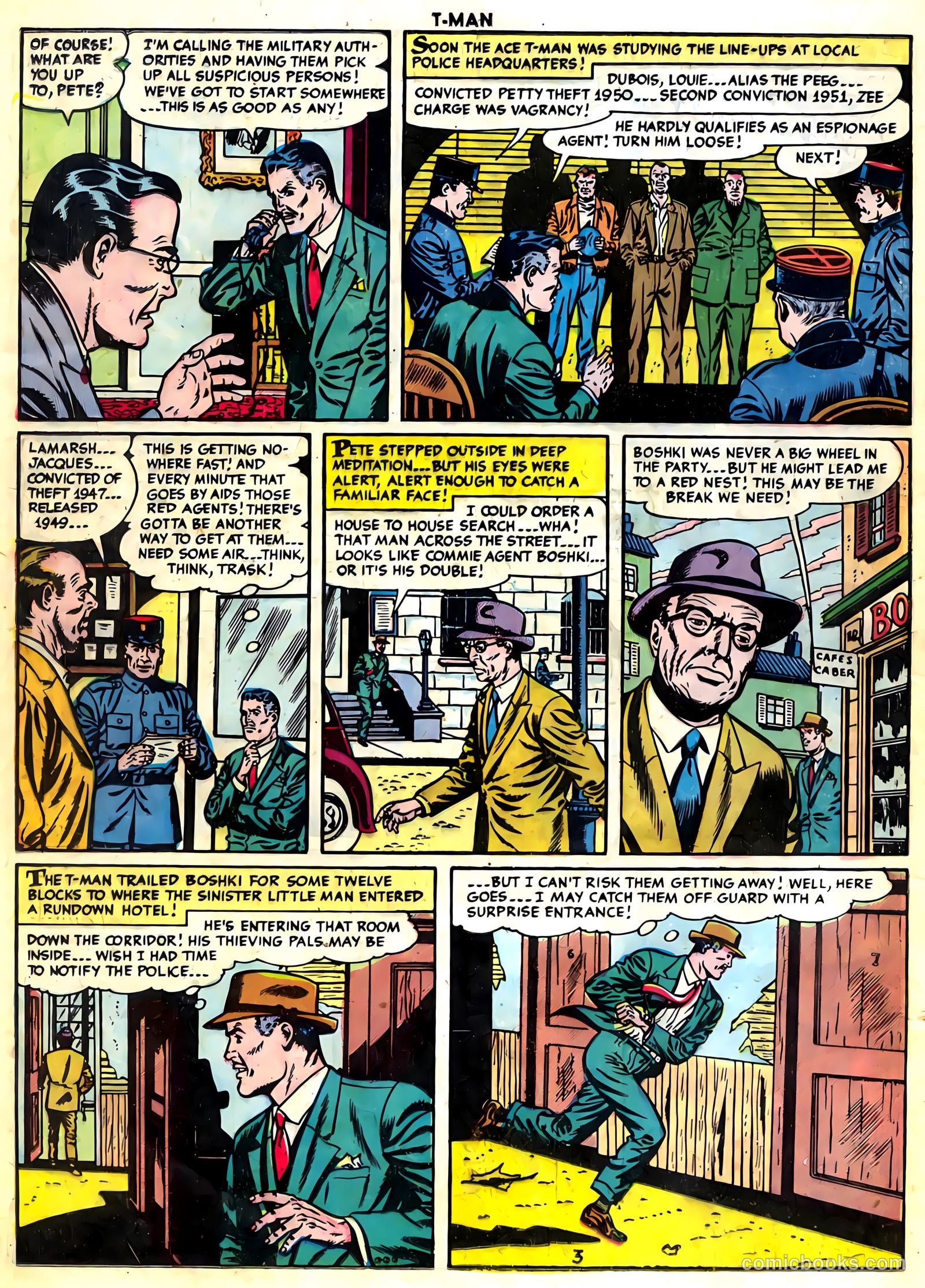 T-Man #24 (1955) — page 20 of 36