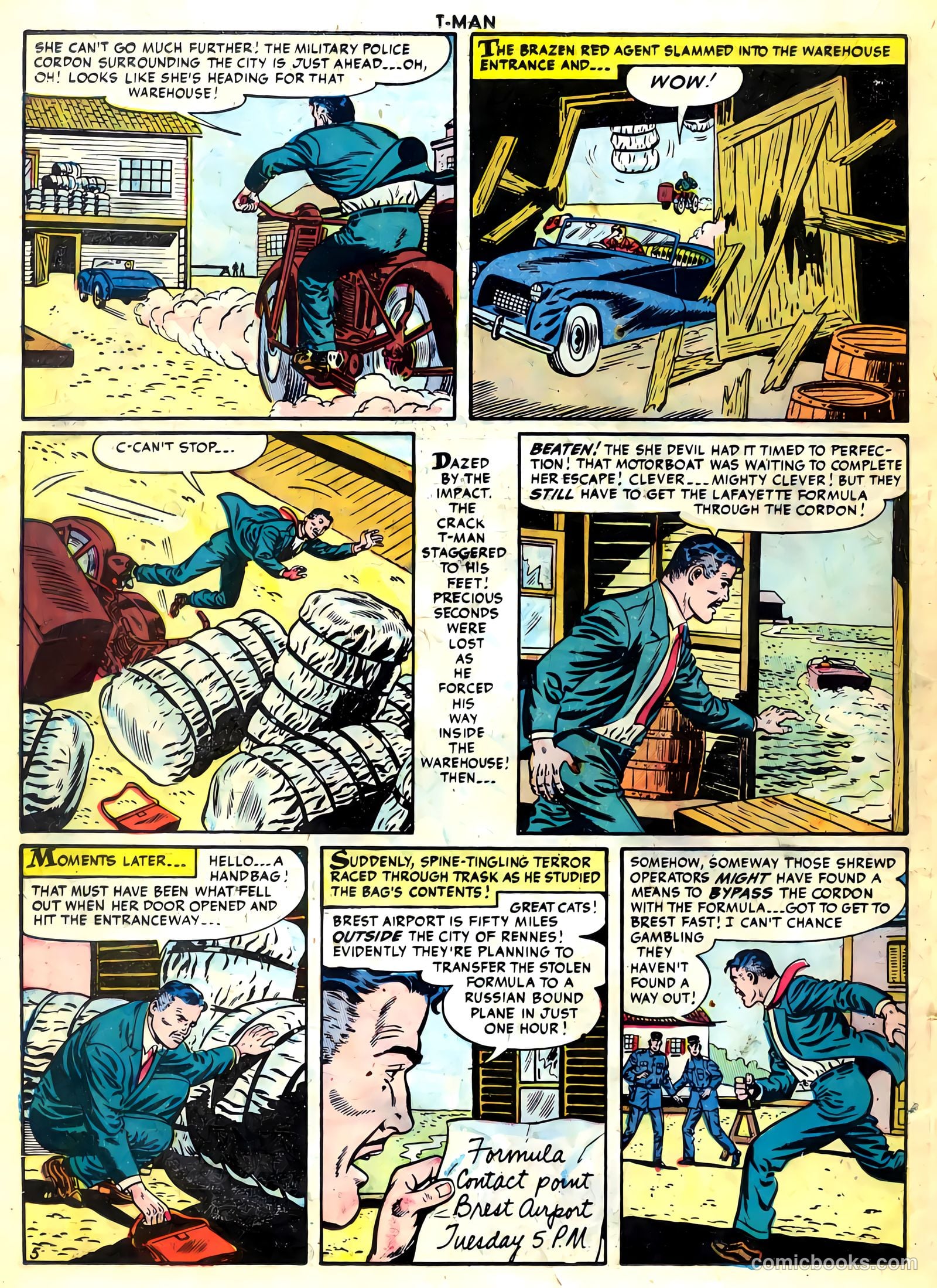 T-Man #24 (1955) — page 22 of 36