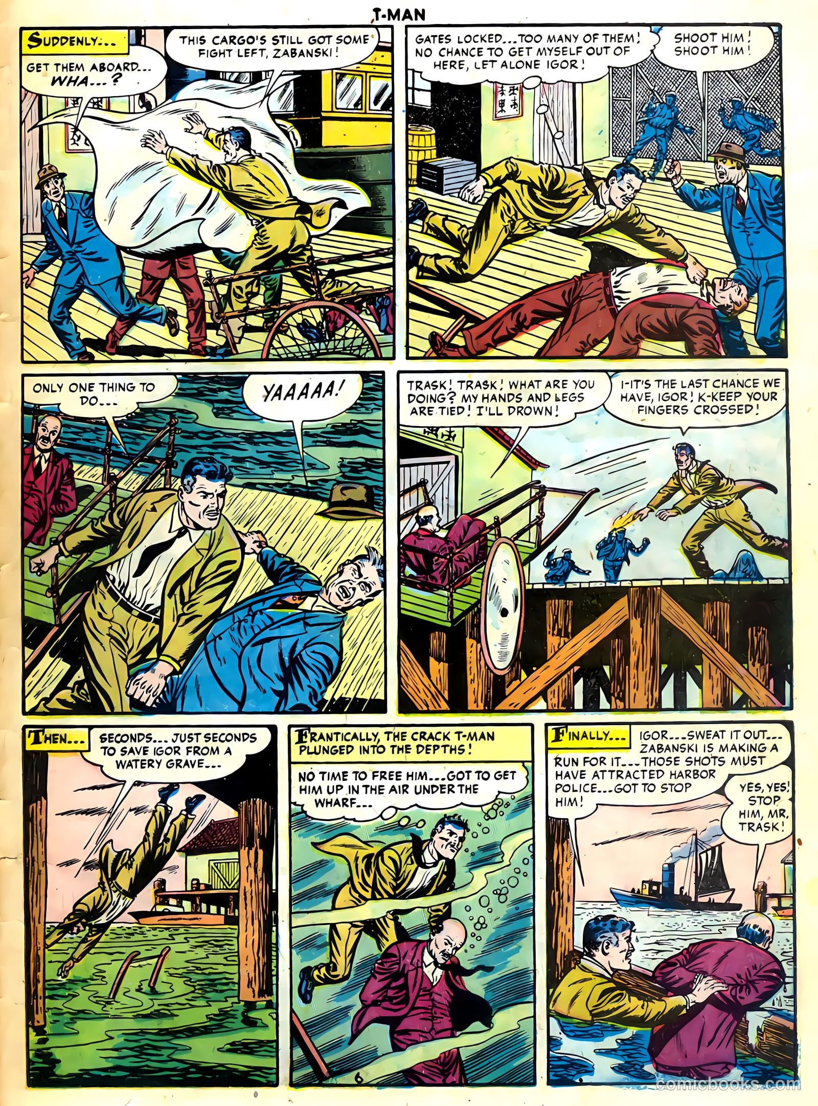T-Man #24 (1955) — page 31 of 36