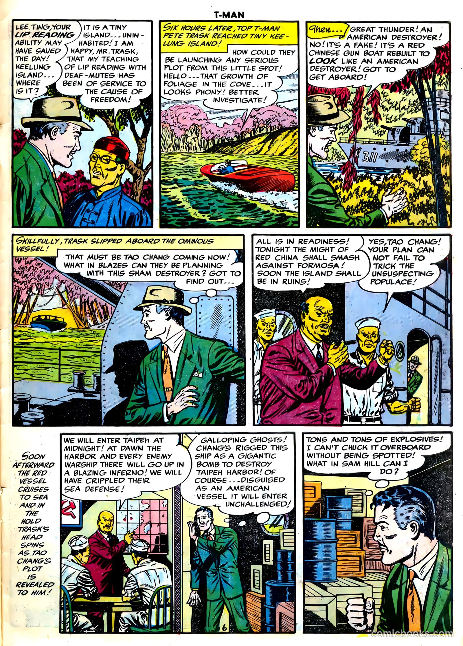 T-Man #25 (1955) — page 31 of 36