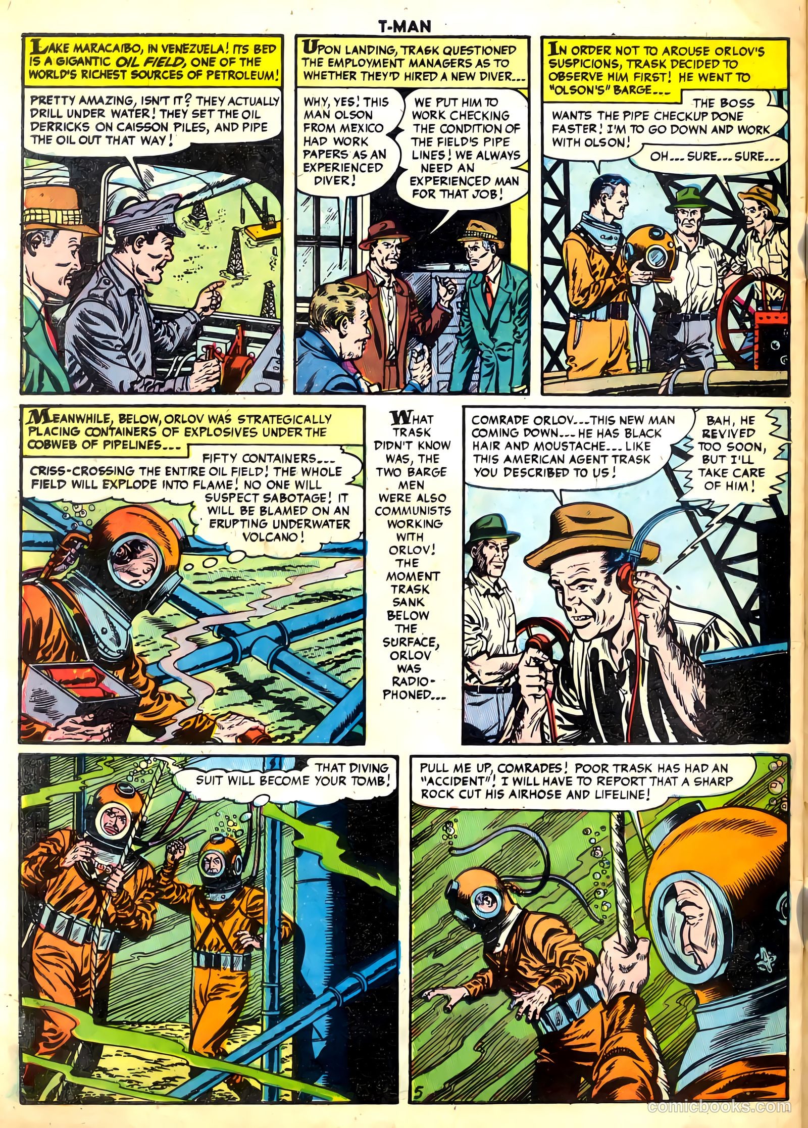 T-Man #26 (1955) — page 30 of 36