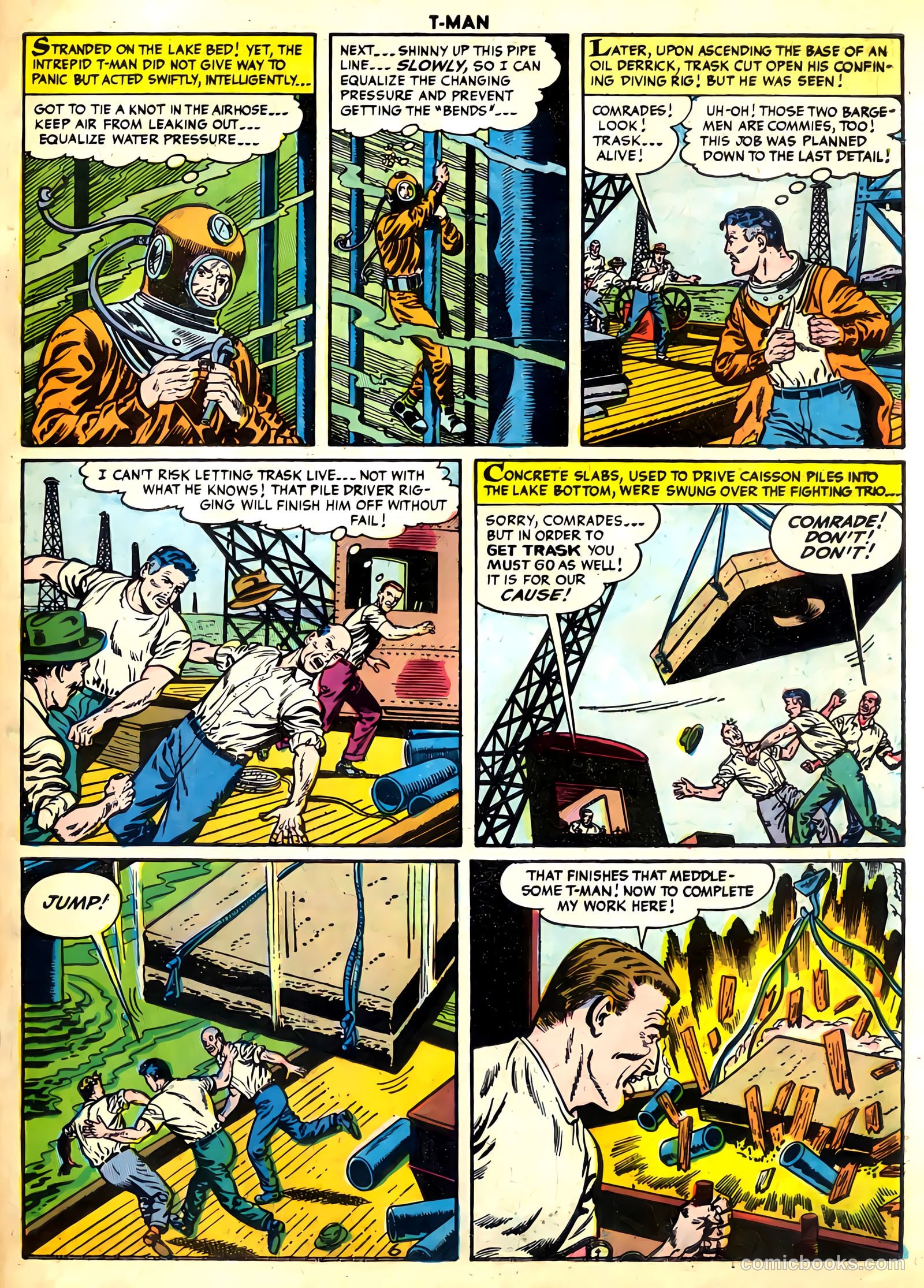 T-Man #26 (1955) — page 31 of 36