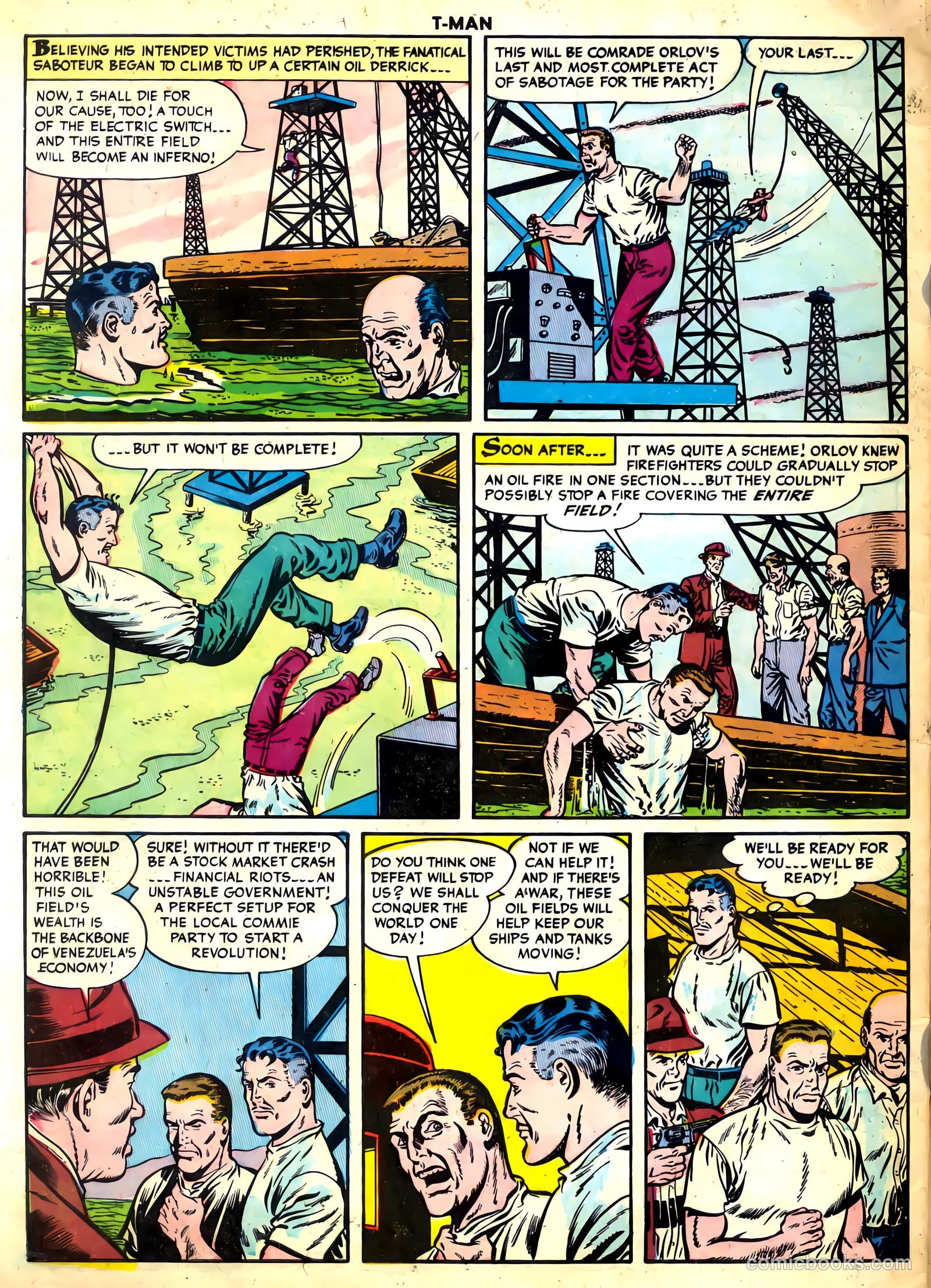 T-Man #26 (1955) — page 32 of 36