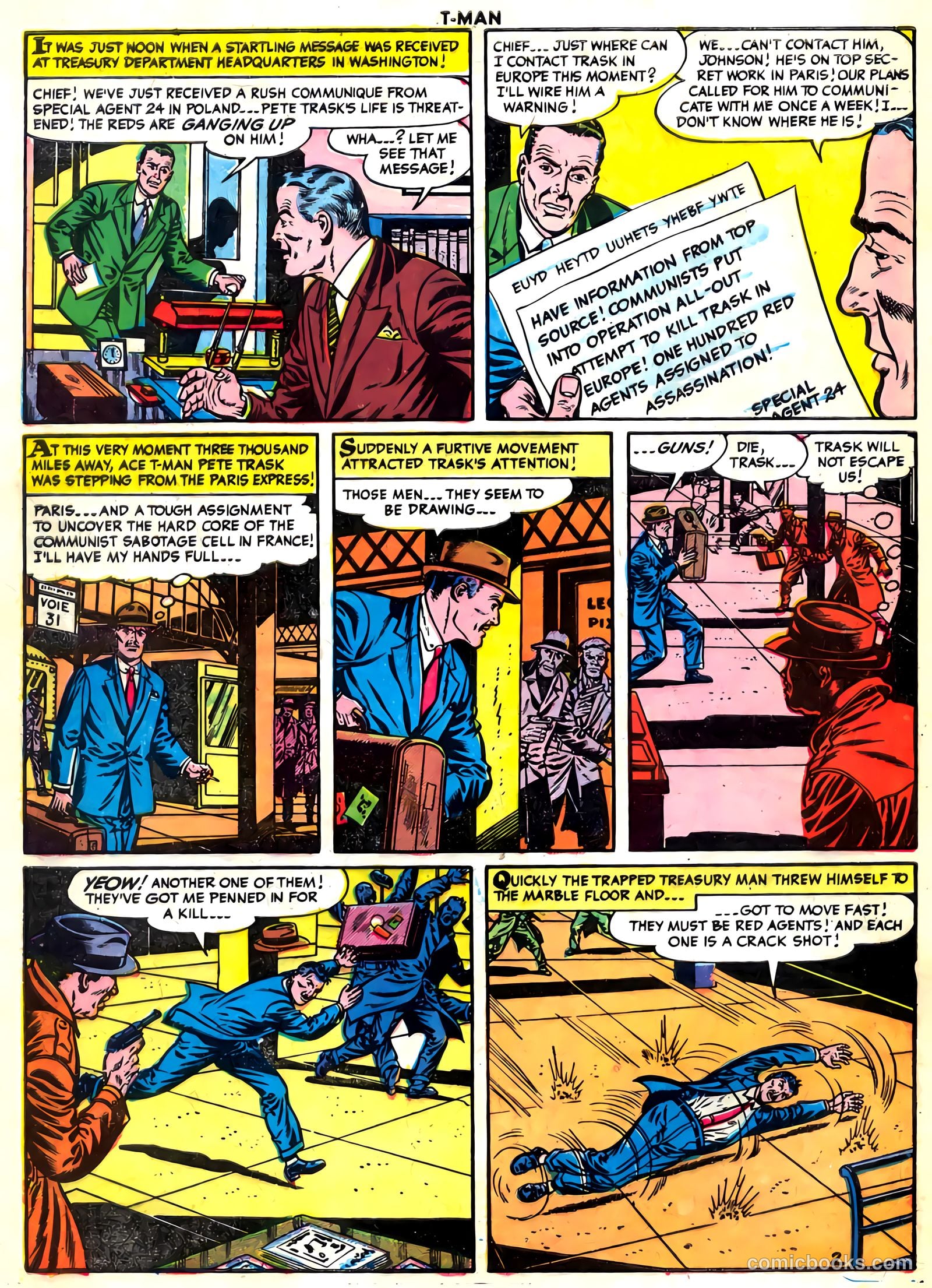 T-Man #27 (1955) — page 4 of 36