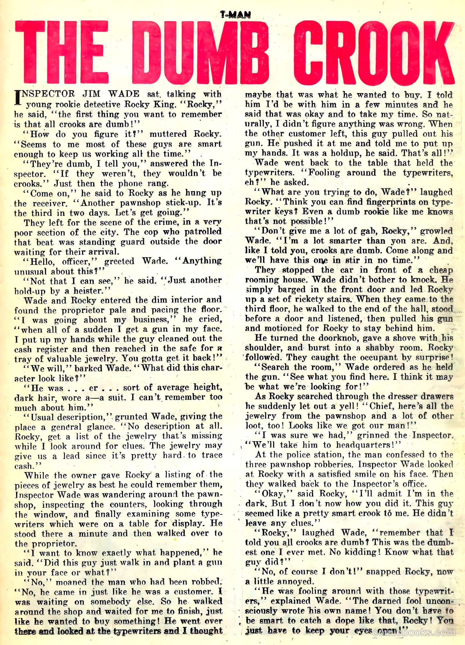 T-Man #27 (1955) — page 25 of 36