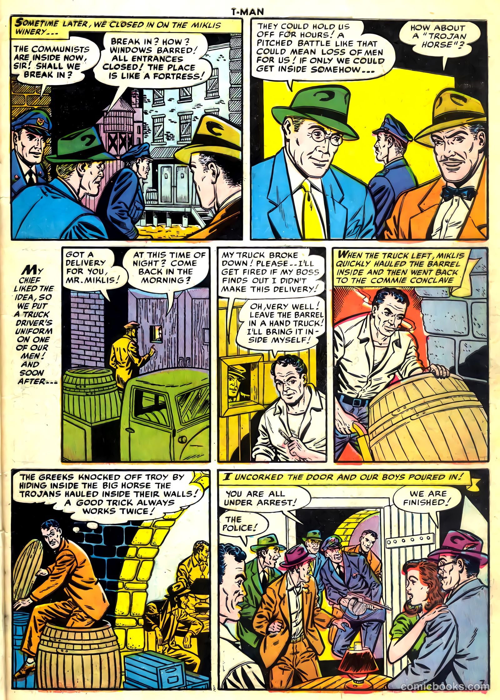 T-Man #28 (1955) — page 9 of 36