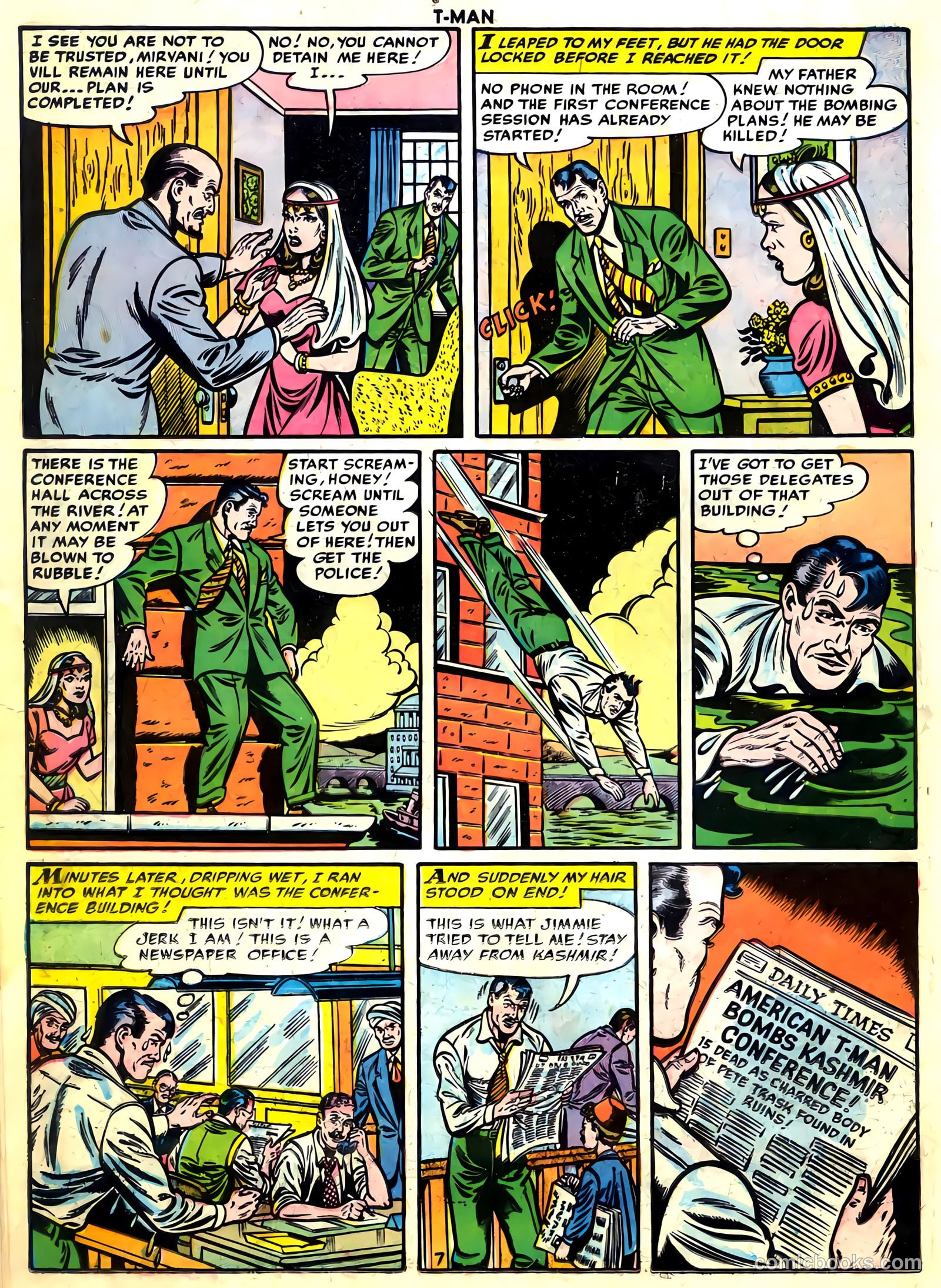 T-Man #28 (1955) — page 22 of 36