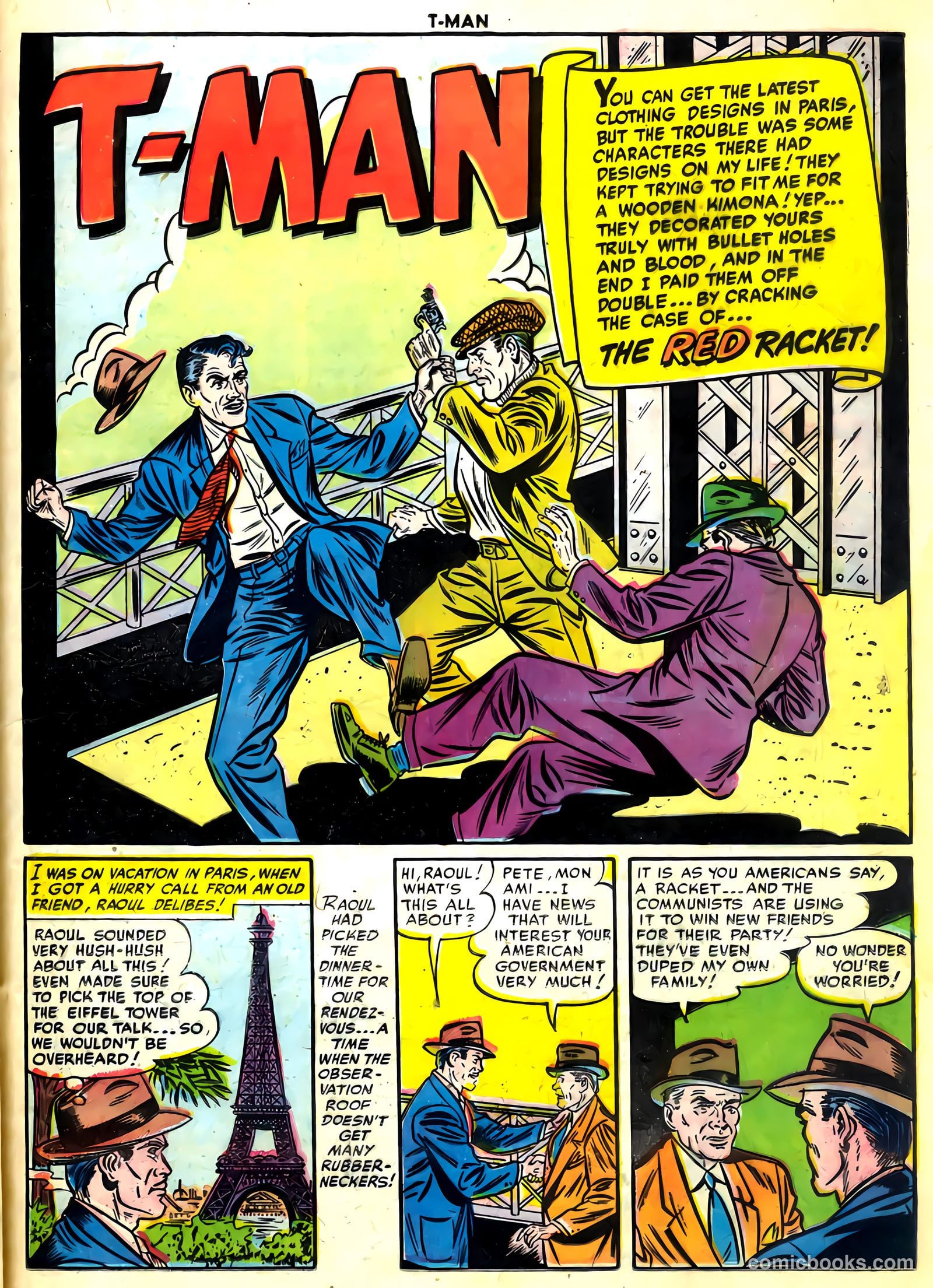T-Man #28 (1955) — page 25 of 36